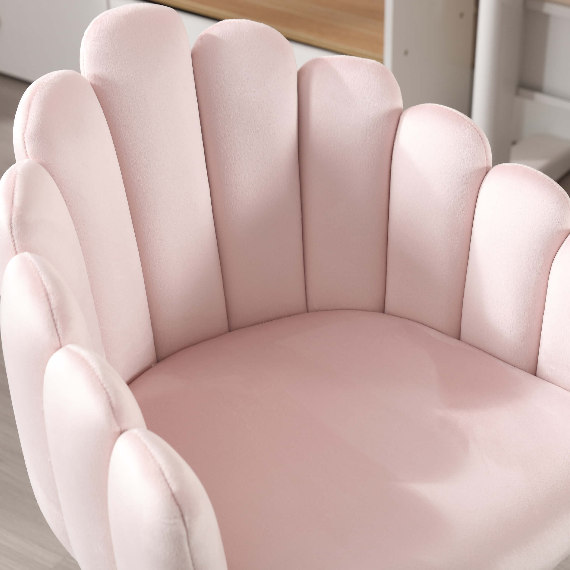 ROCITY Kids Cute Shell Shaped Swivel Adjustable Desk Chair 1 PCS - X403KC