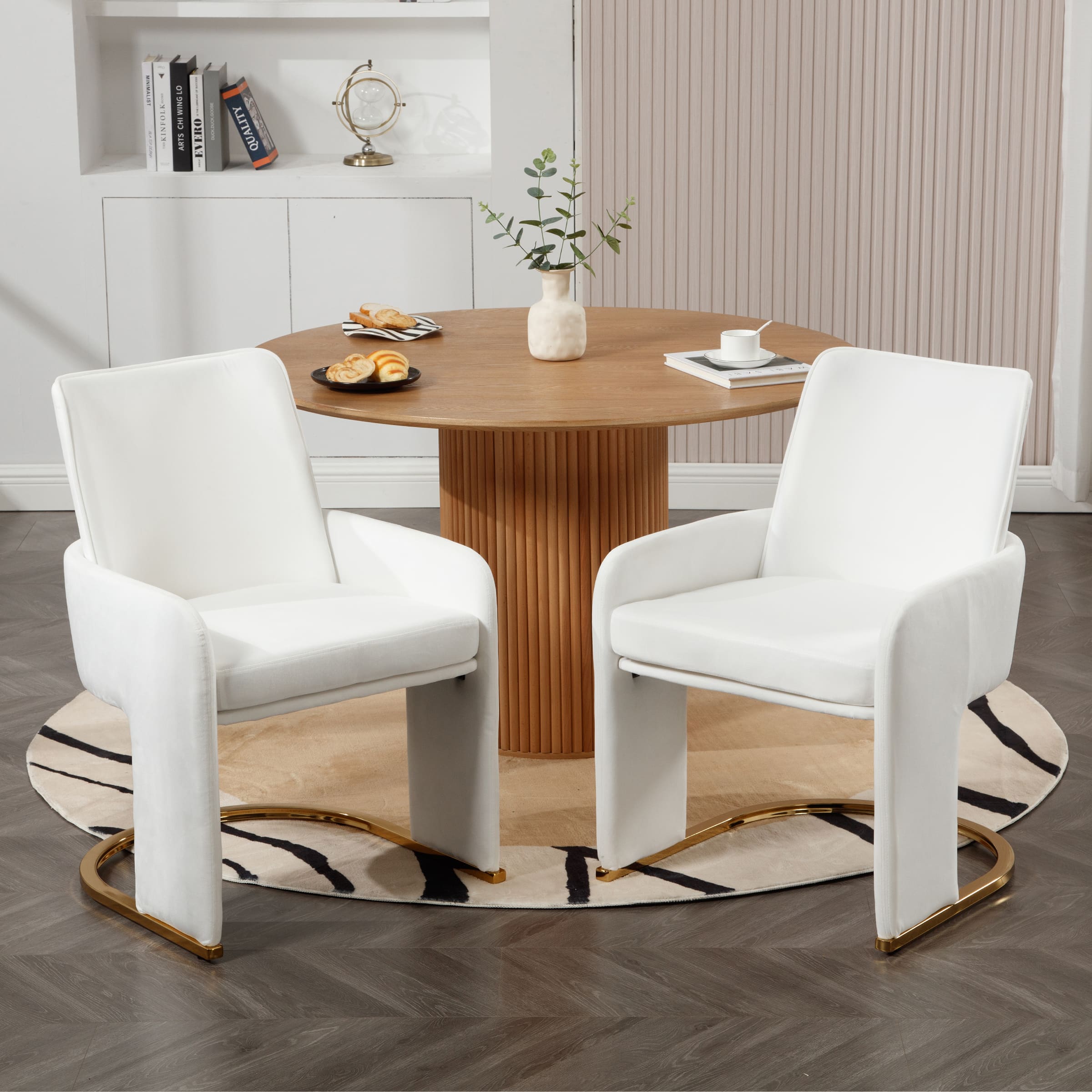 ROCITY Metal Base Dining Chairs 1 PCS - 5363DC