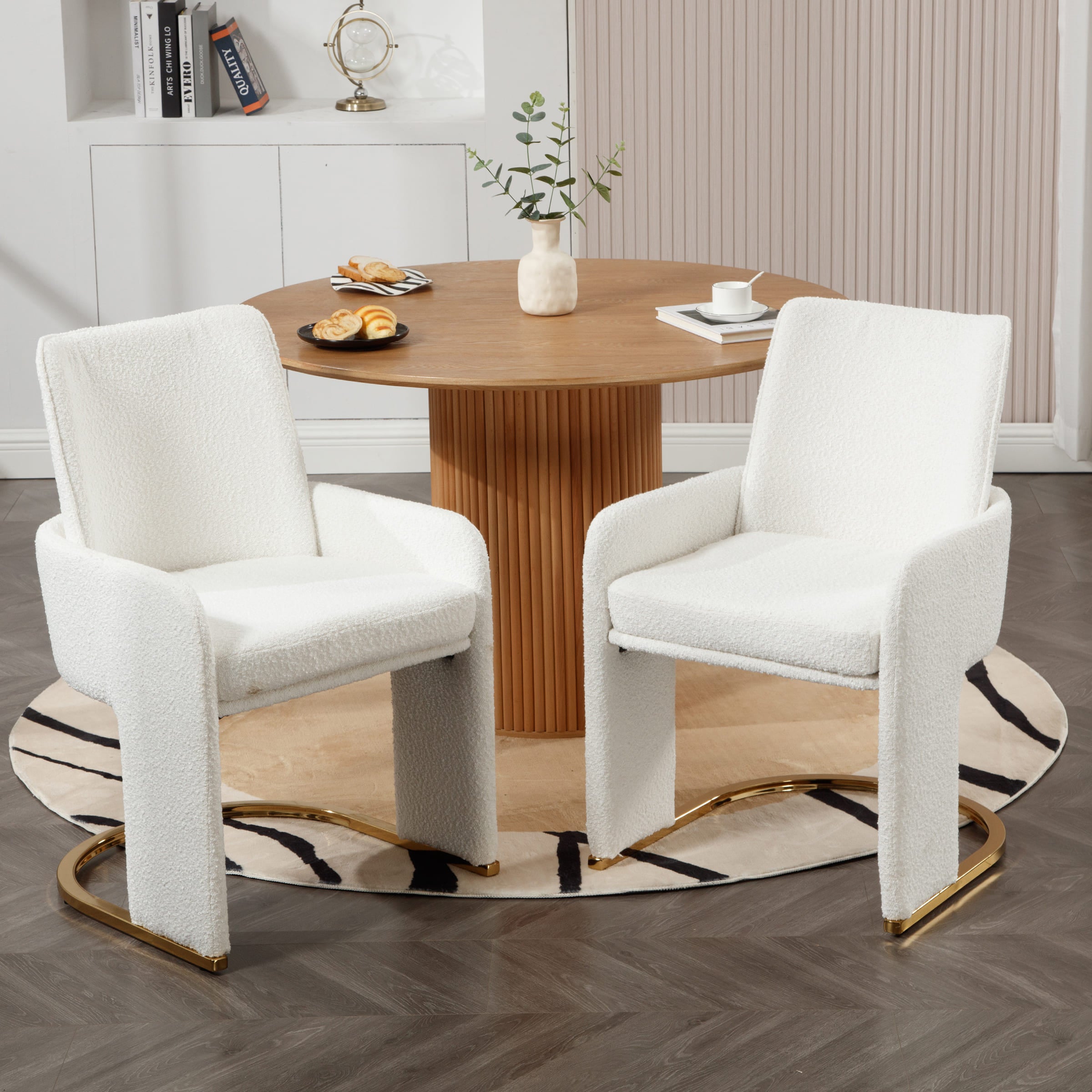 ROCITY Metal Base Dining Chairs 1 PCS - 5363DC