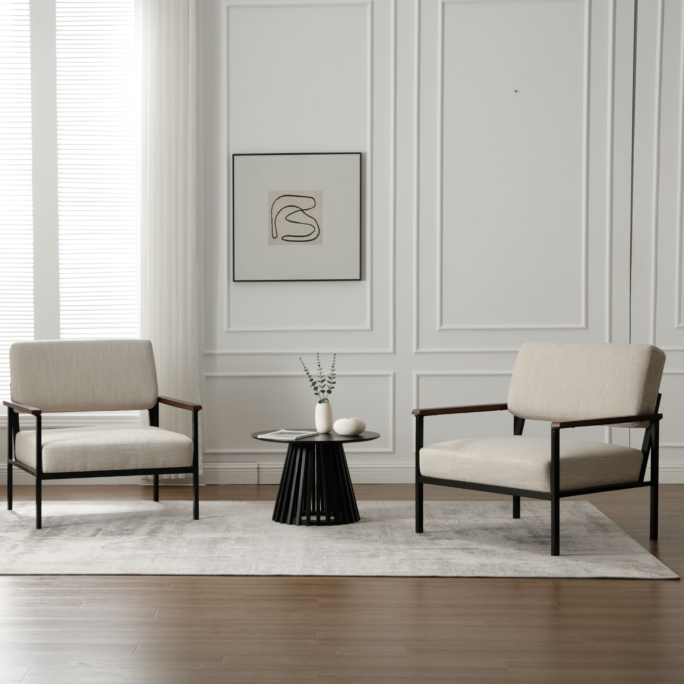 ROCITY Mid Century Modern Accent Chairs 1 PCS - X379AC