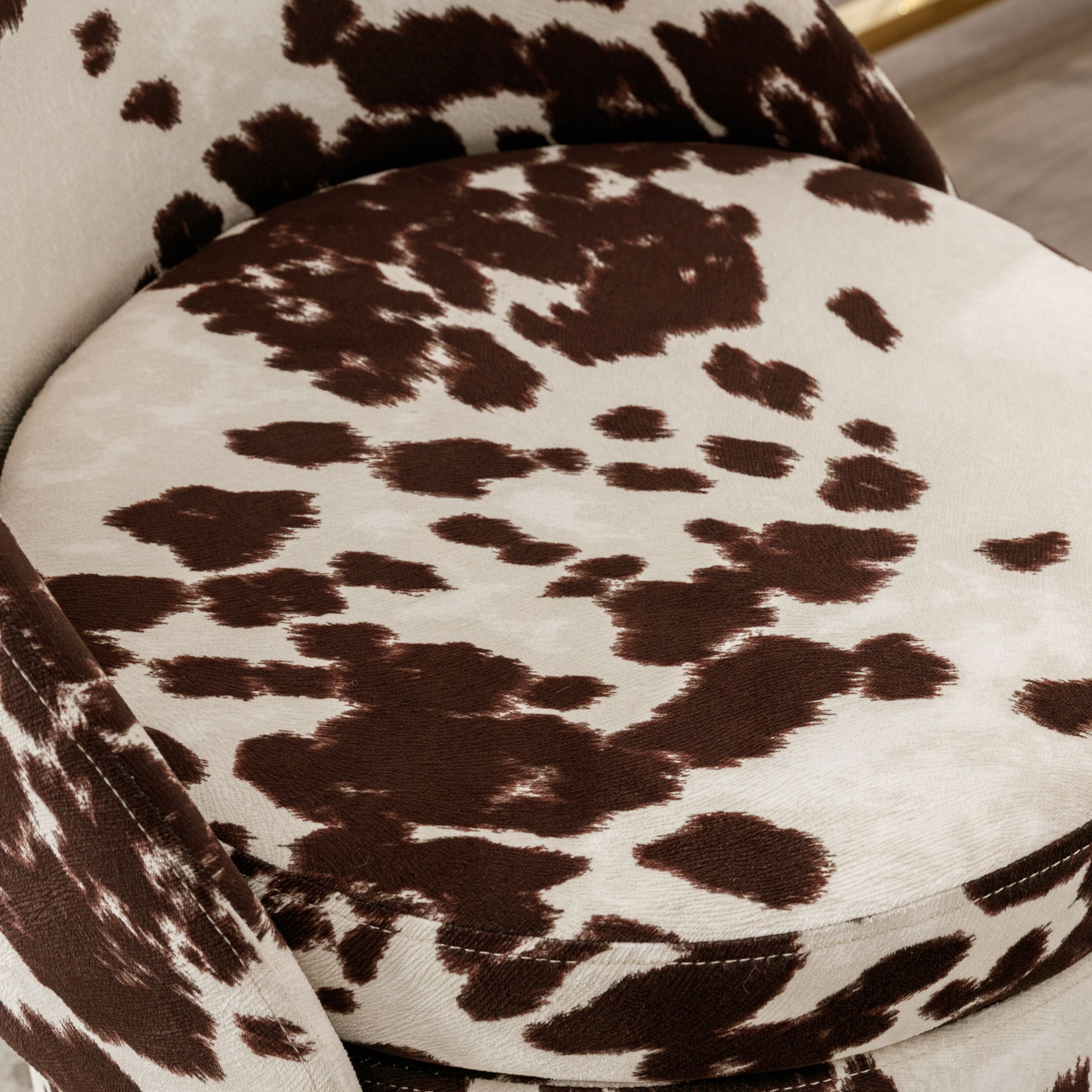 ROCITY Modern Armless Swivel Ottoman 1 PCS - 2307OT