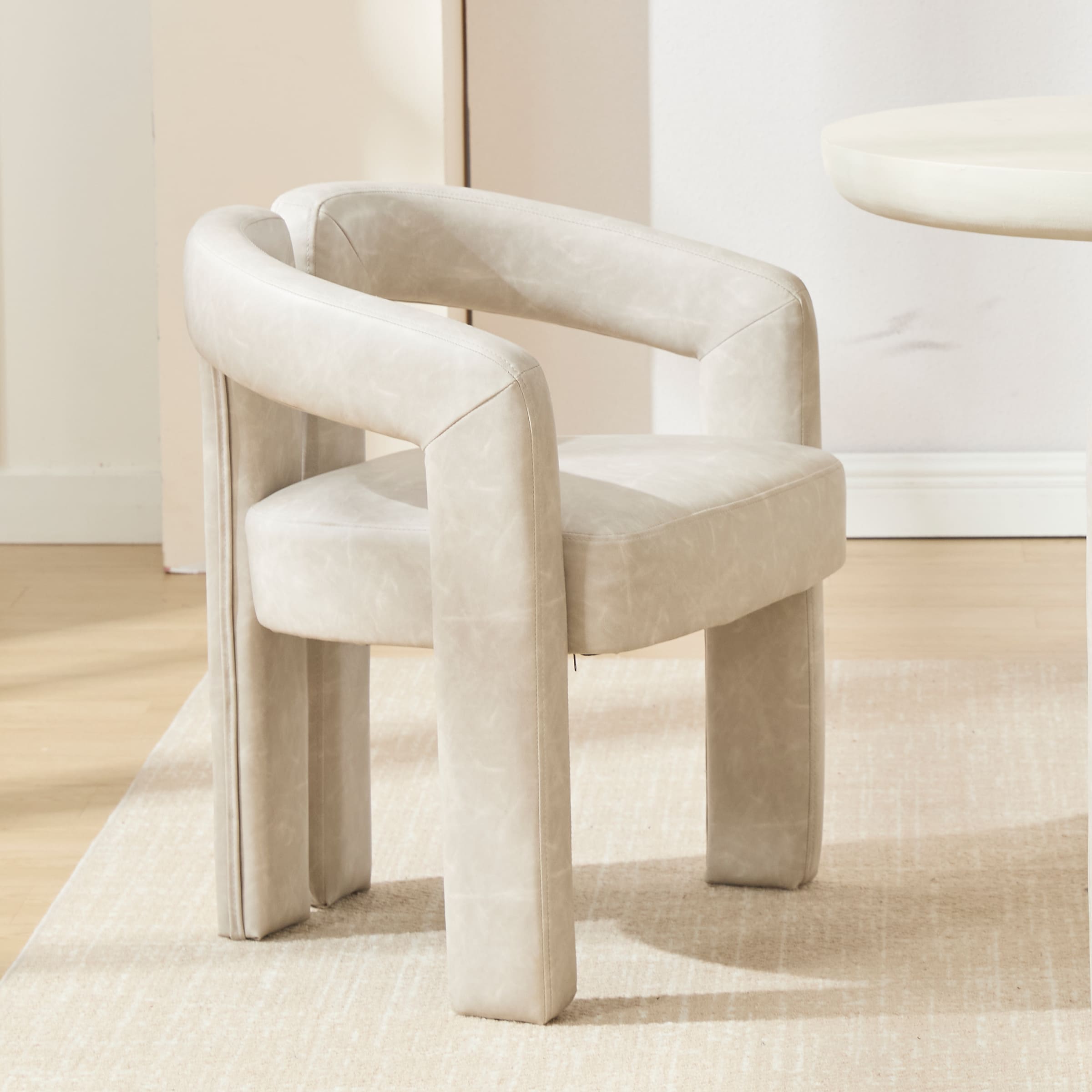 ROCITY Modern Barrel Dining Chair 1 PCS - 10068DC