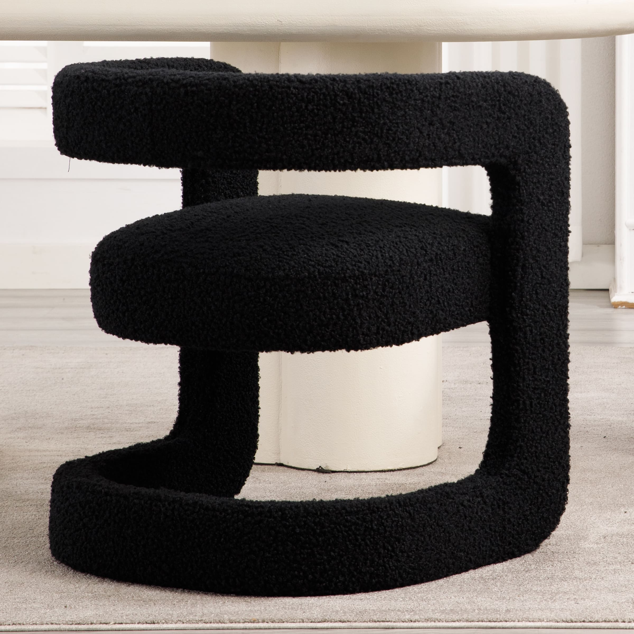 ROCITY Modern Barrel Dining Room Chairs 1 PCS - 10063DC
