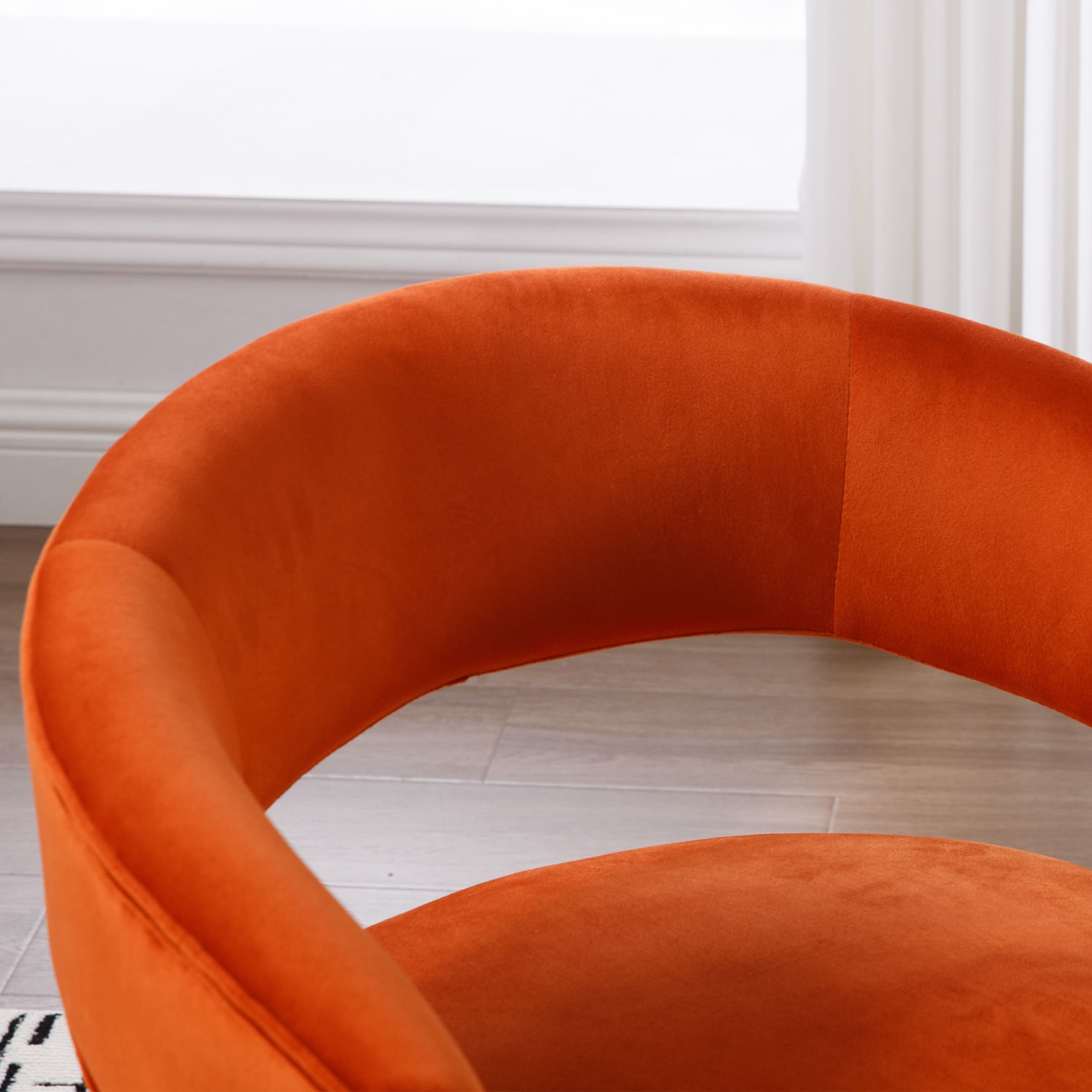 ROCITY Modern Swivel Accent Chair 1 PCS - 3976AC