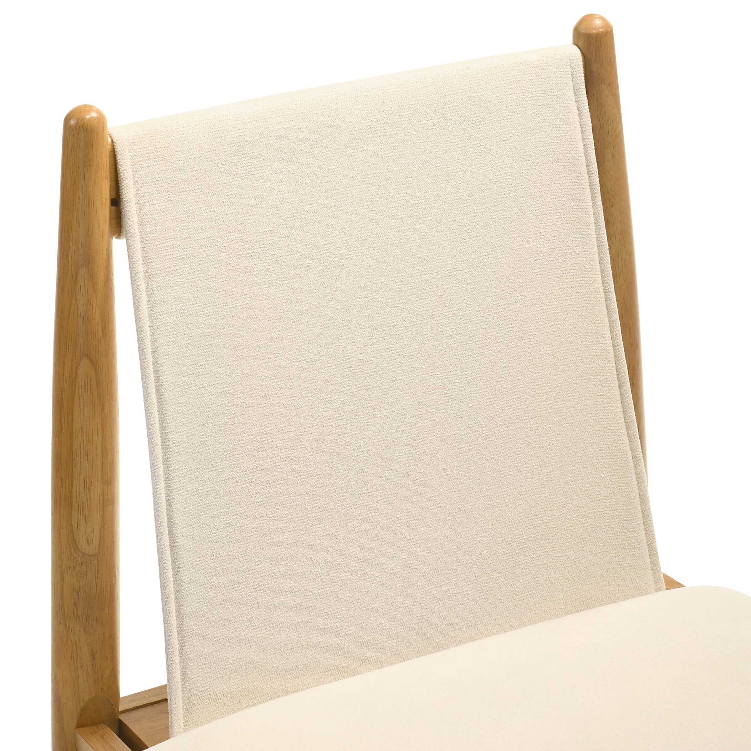 Wood chair legs close-up