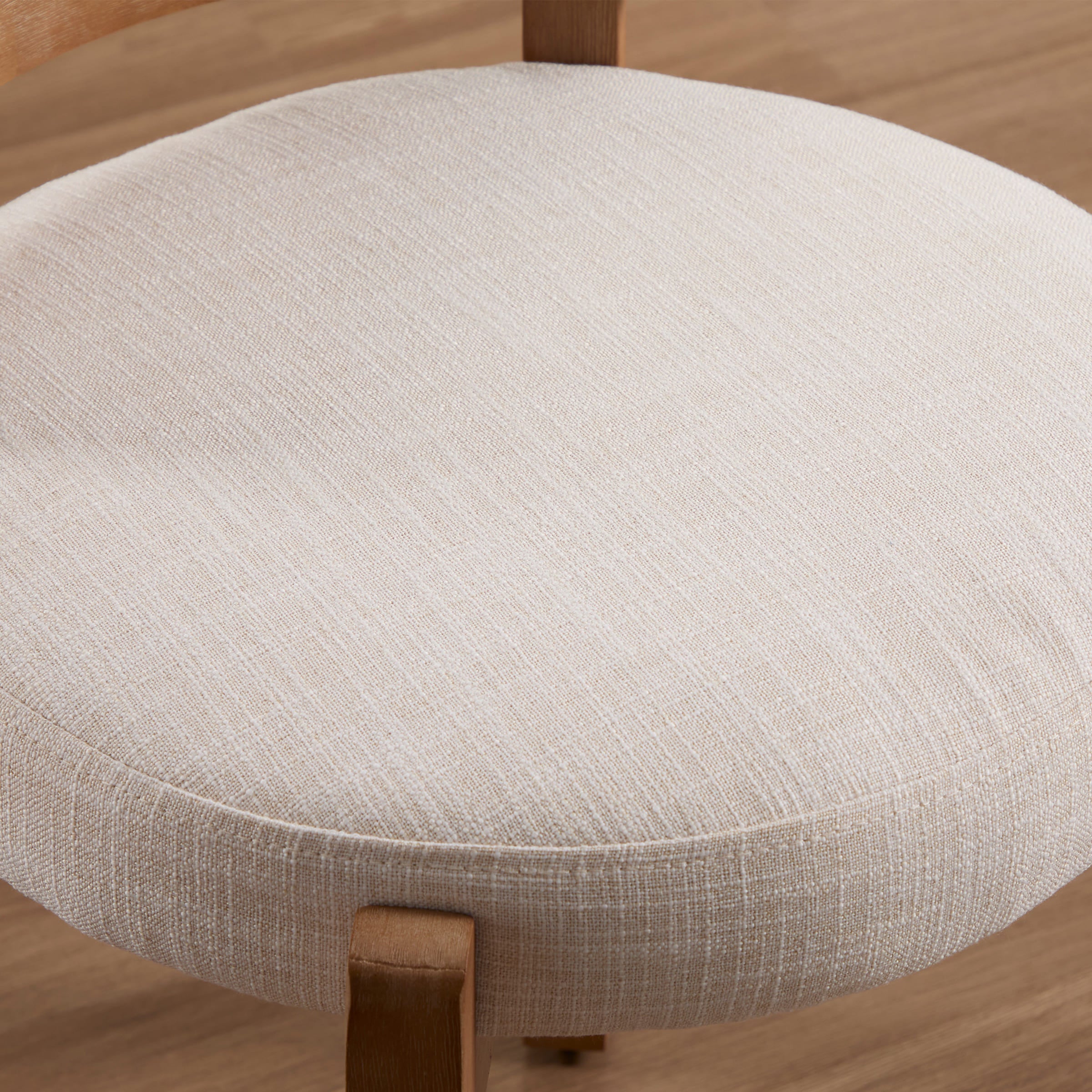 ROCITY Modern Wood Ottoman with Backrest 1PC - 2654OT