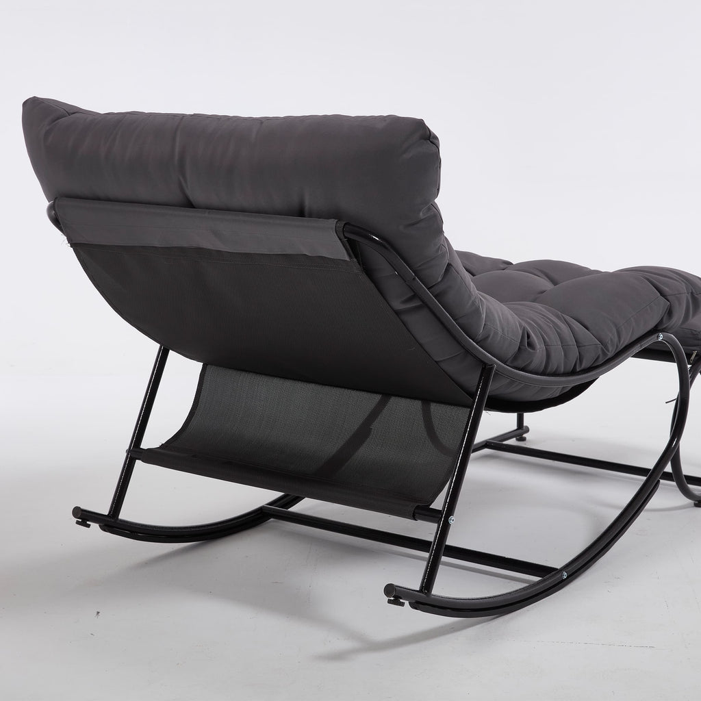 ROCITY Outdoor Rocking Chair with Ottoman Set of 2 - 4103RC