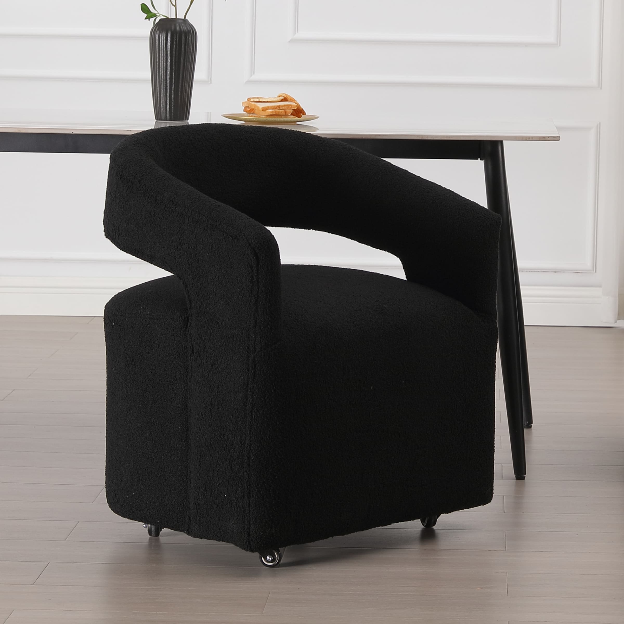 ROCITY Swivel Open Back Dining Chair 1 PCS - 10027DC