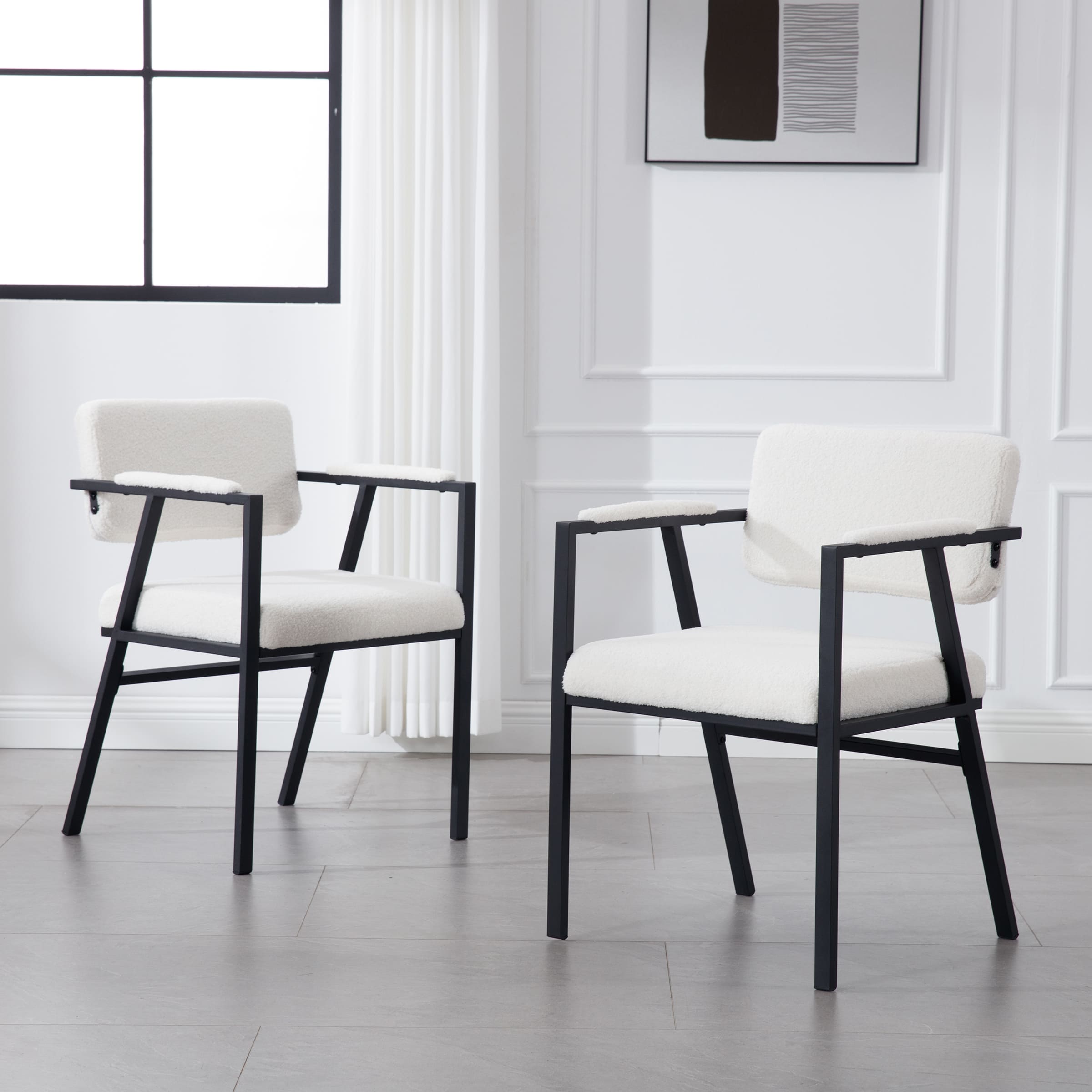 ROCITY Upholstred Dining Chairs Set of 2 - X381