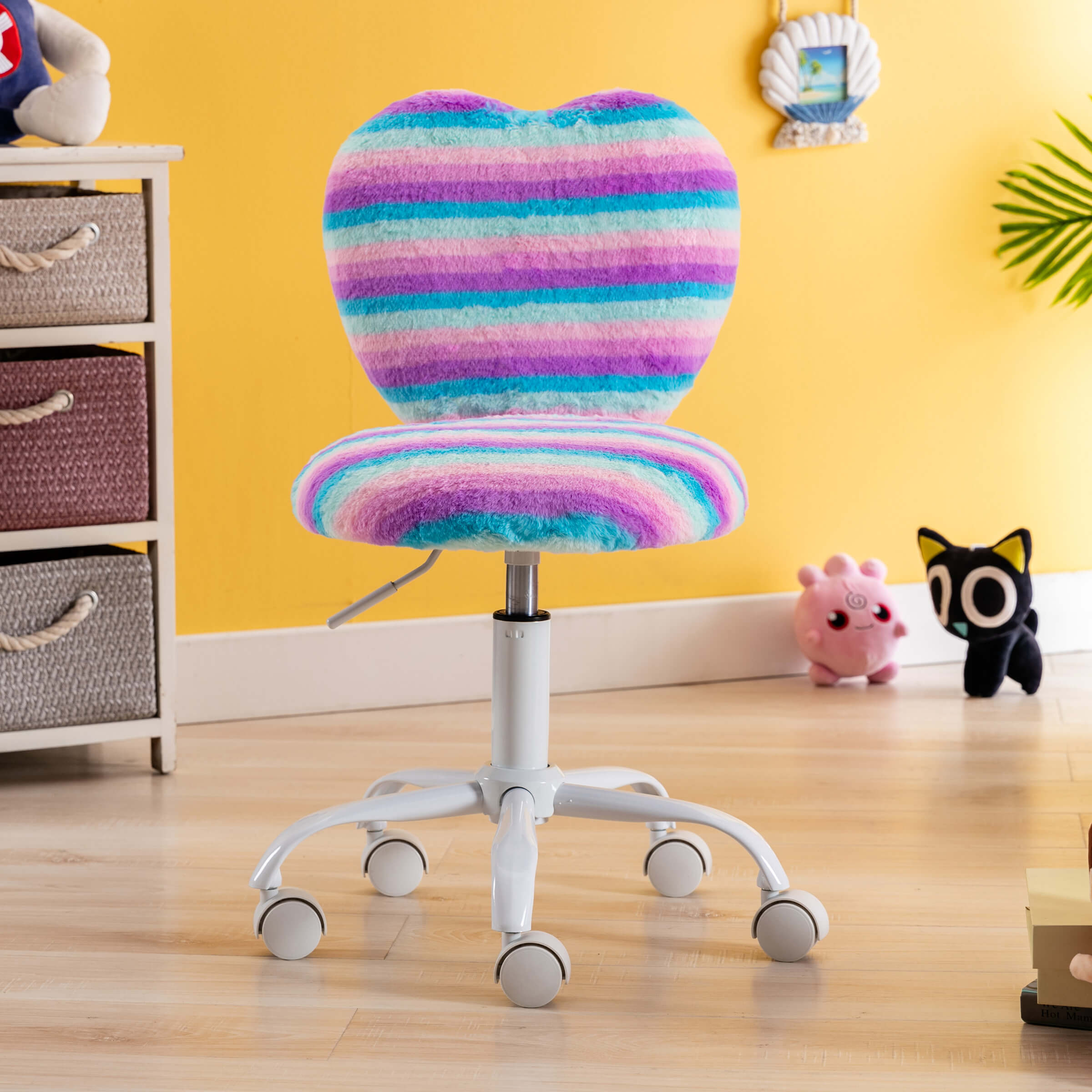 Kmax Rolling Cute Adjustable Swivel Kids Office Chair 1 PCS - 1412KC