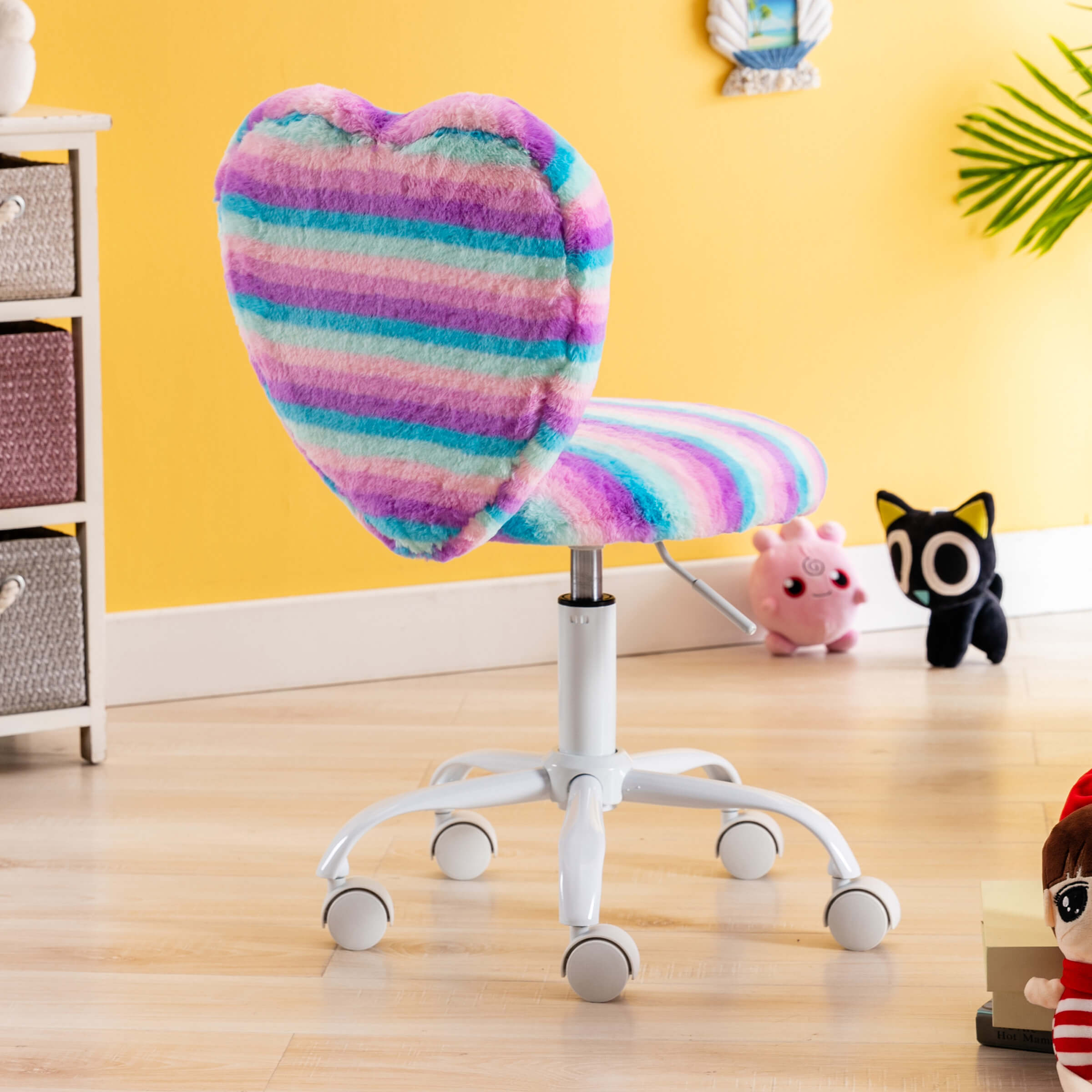 Kmax Rolling Cute Adjustable Swivel Kids Office Chair 1 PCS - 1412KC