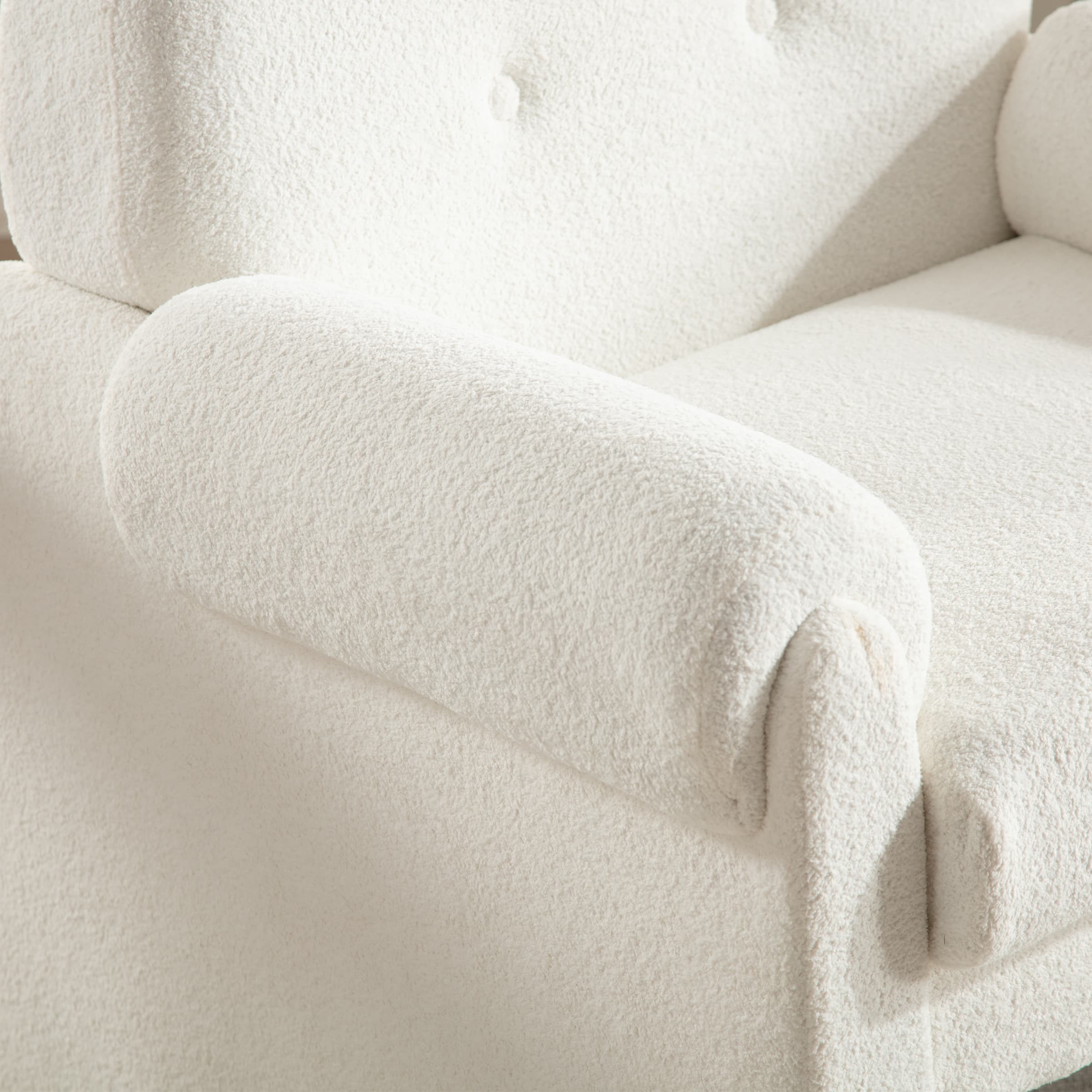 VESCASA 13" H Tufted Back Accent Chairs 1 PCS - 6552AC