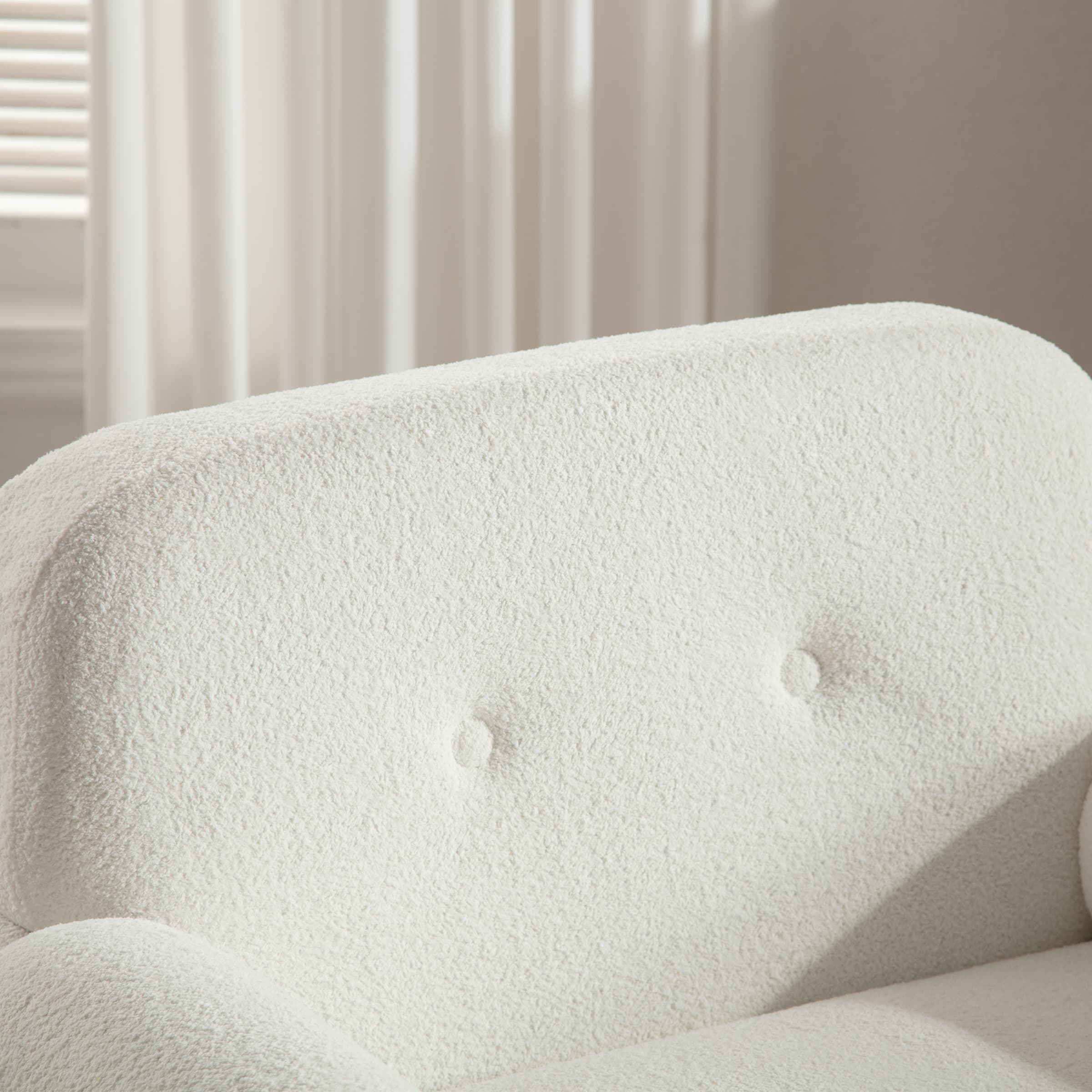 VESCASA 13" H Tufted Back Accent Chairs 1 PCS - 6552AC