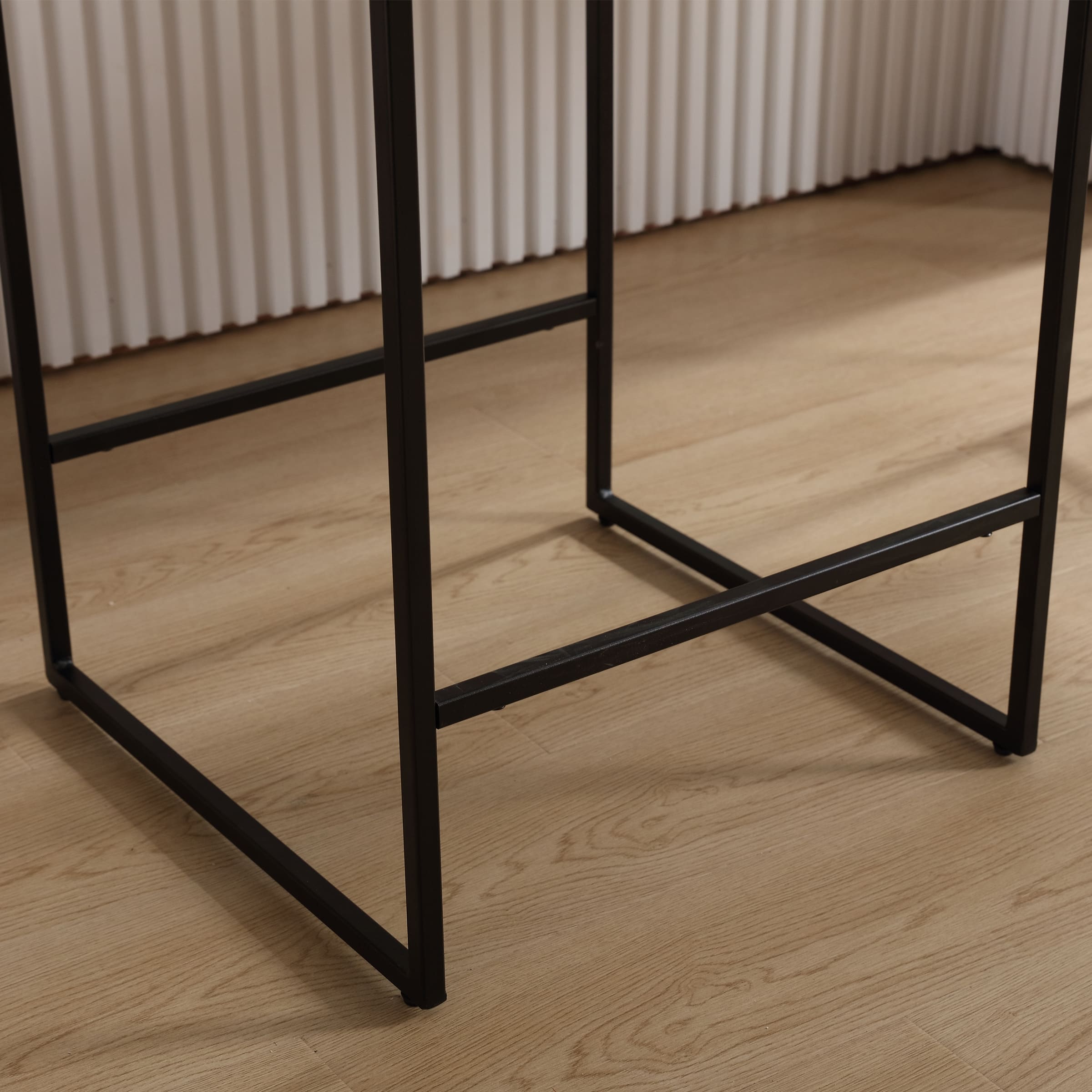 VESCASA 25.5"H Metal Legs Counter Stools Set of 2 - 22226CS