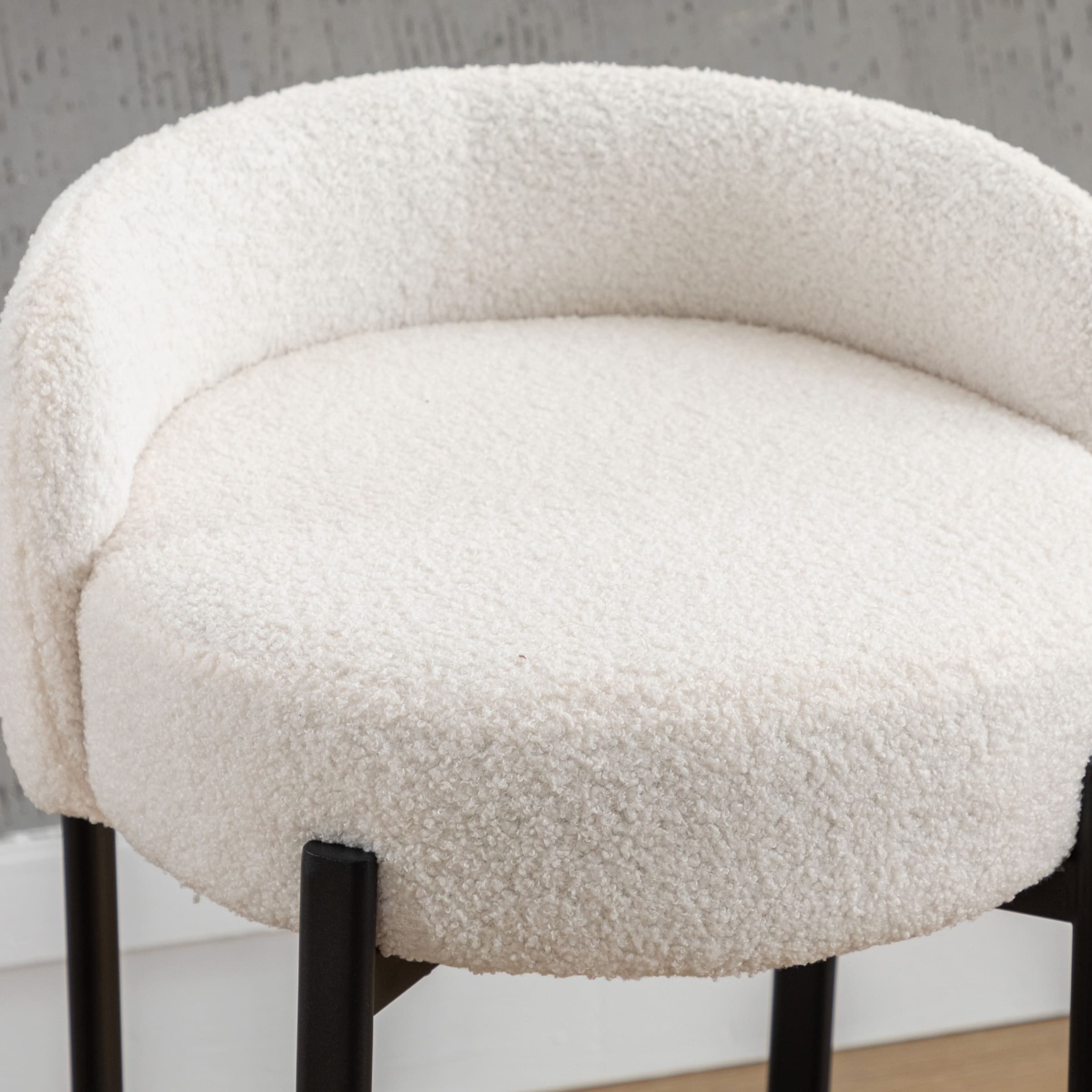 Close-up of white fabric texture