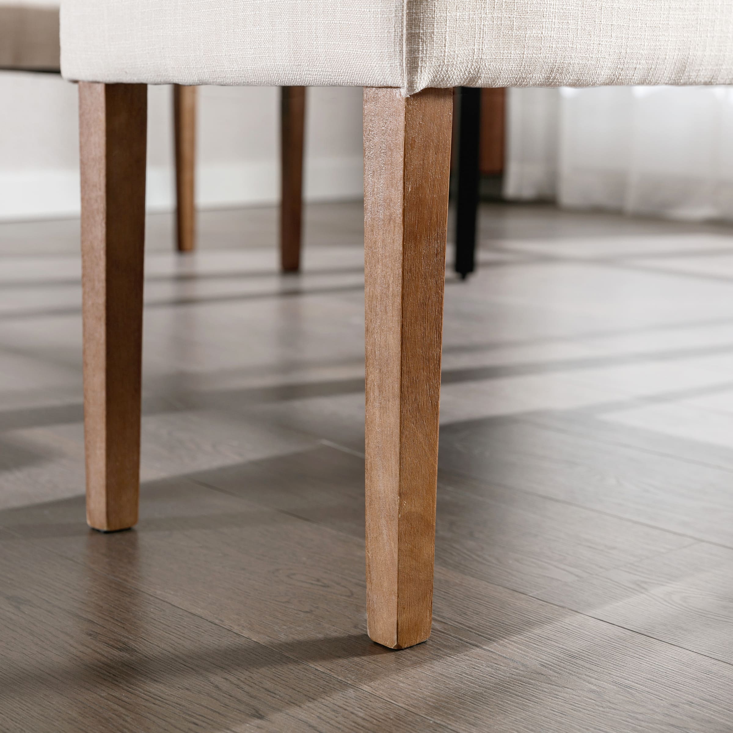 Bench leg and leg junction details