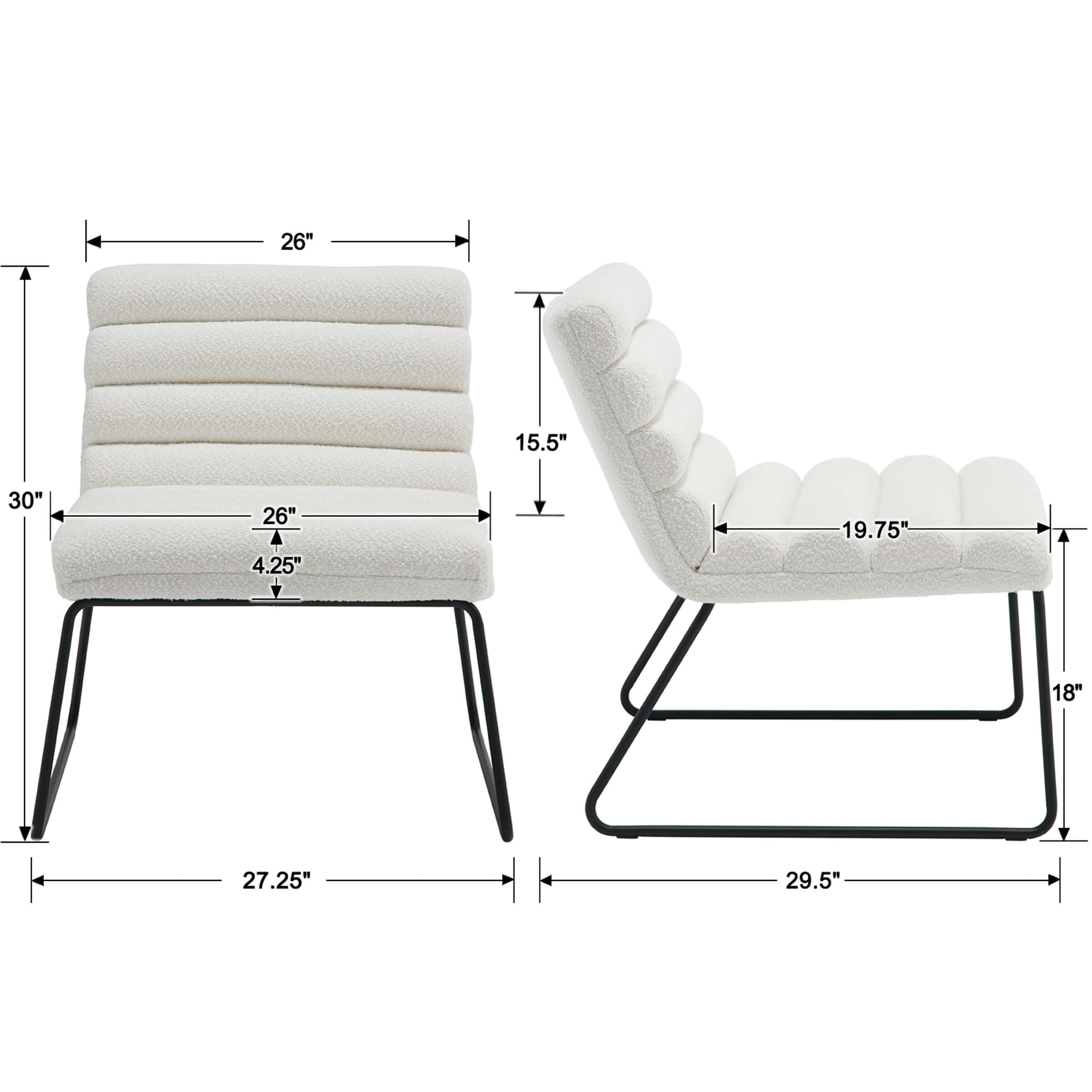 VESCASA Lounge Chair for Living Room 1 PCS - 52001