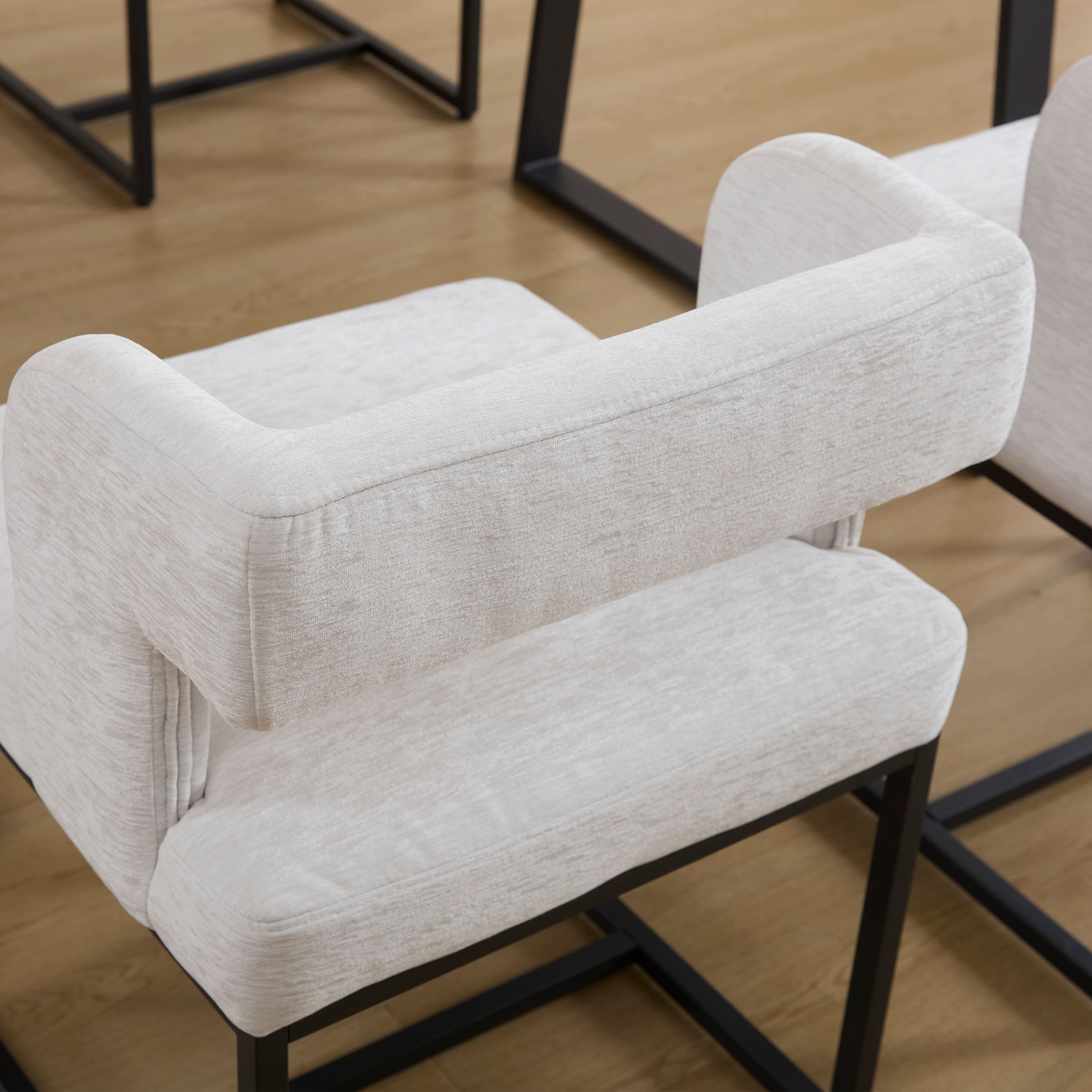ZH4YOU Low Back Dining Chairs Set of 2 - 31017DC