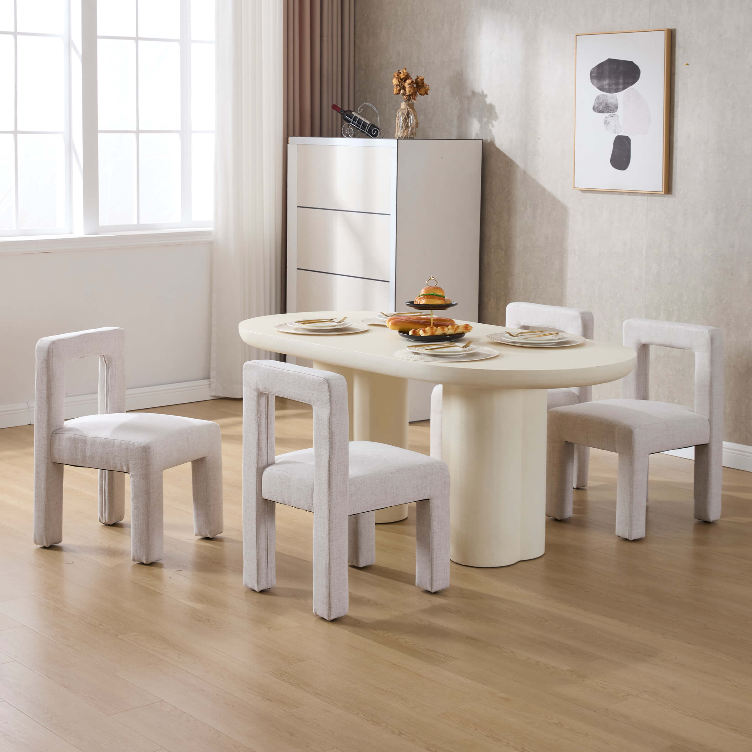 VESCASA Modern Dining Chairs Set of 2 - 6555DC