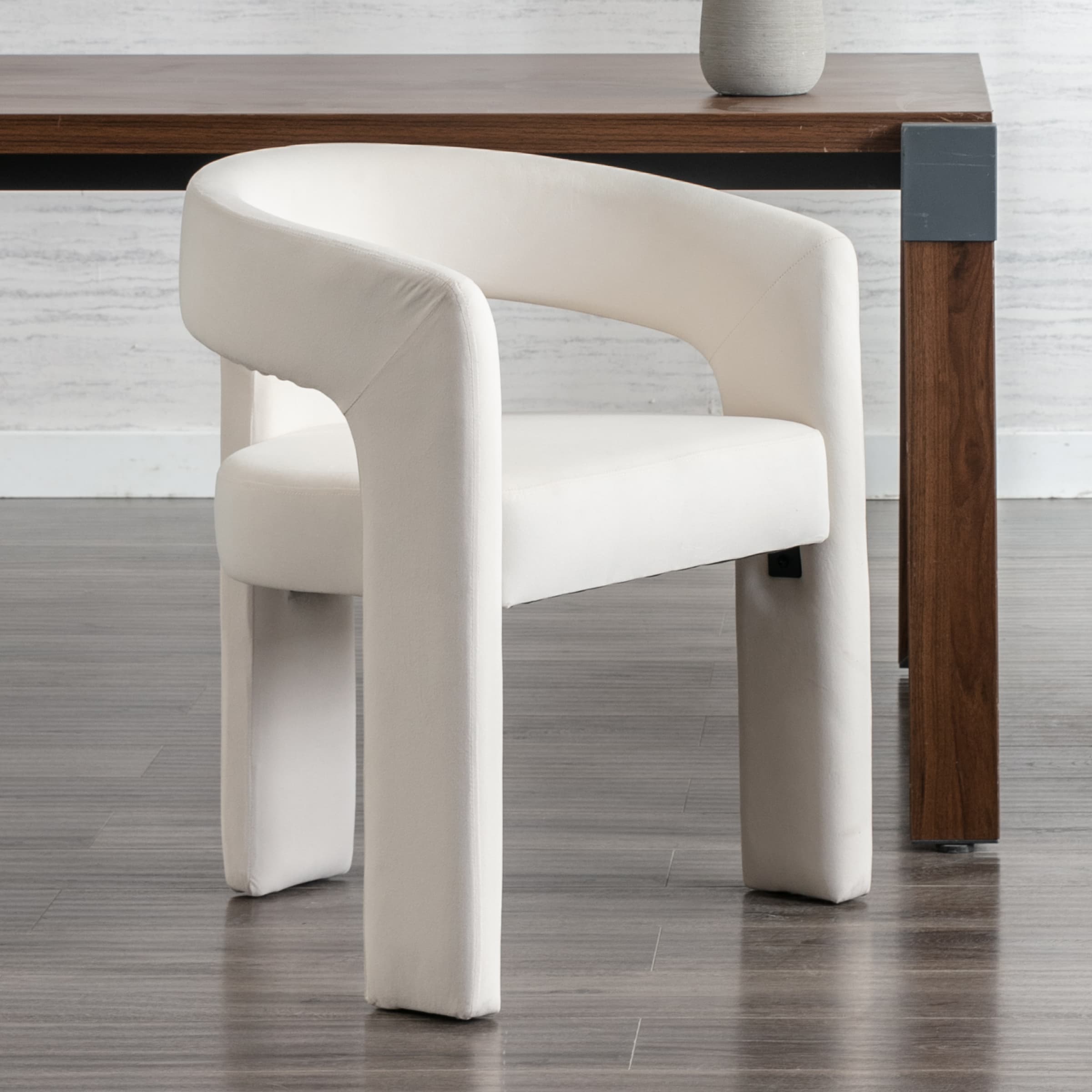 VESCASA Open Back Barrel Dining Chair 1 PCS - 5101DC