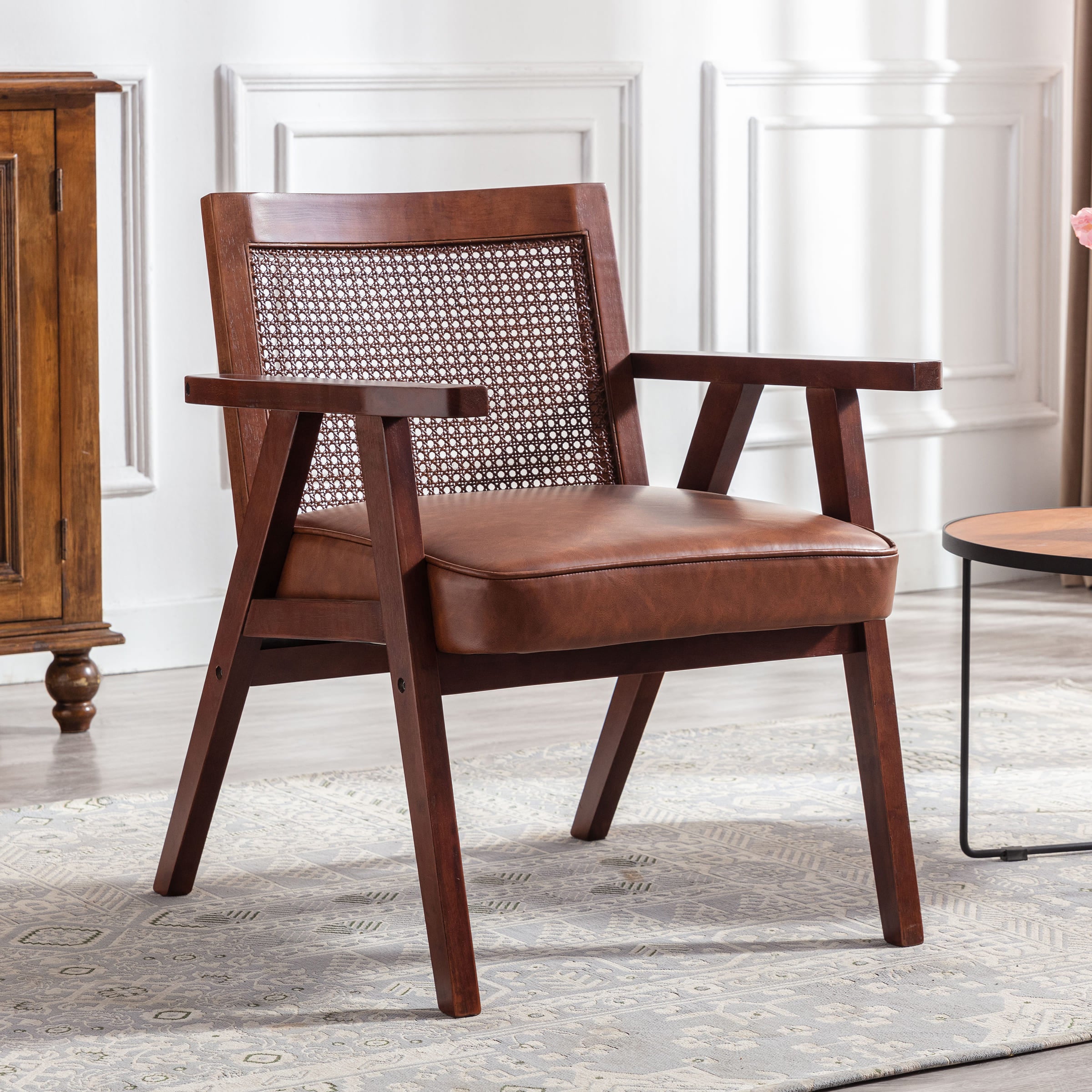 VESCASA Rattan Back Lounge Armchair 1 PCS - 3513AC