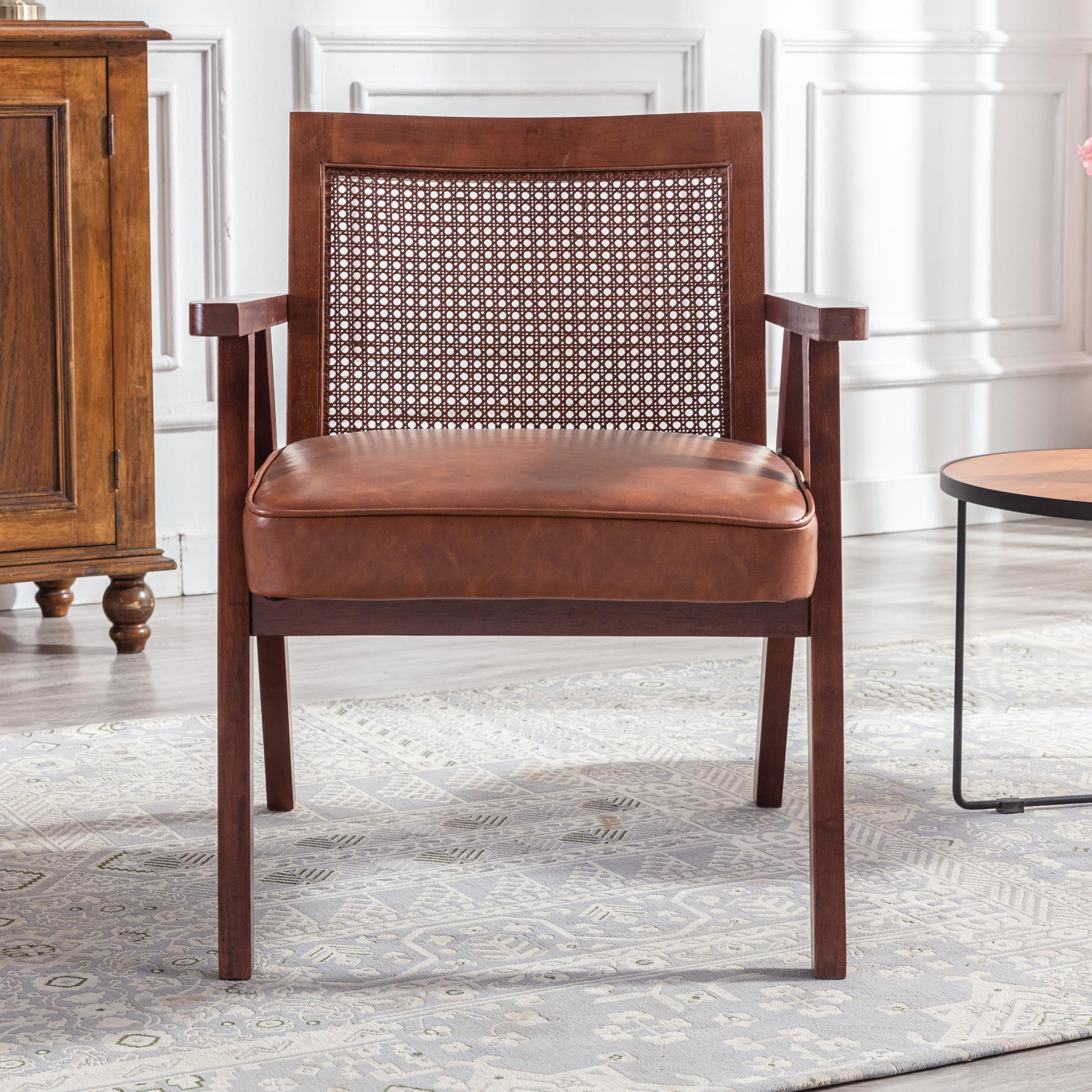 VESCASA Rattan Back Lounge Armchair 1 PCS - 3513AC