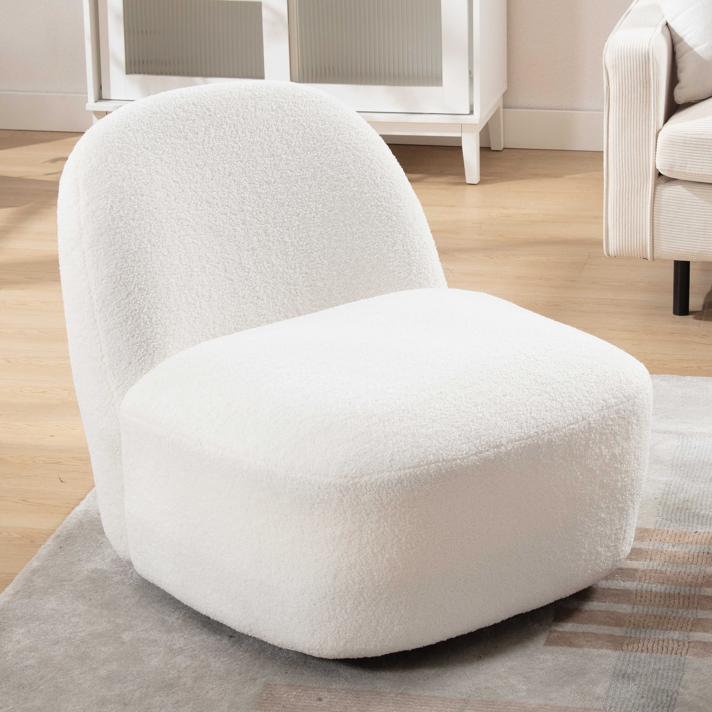 VESCASA Swivel Upholstered Accent Chair 1 PCS - X550AC