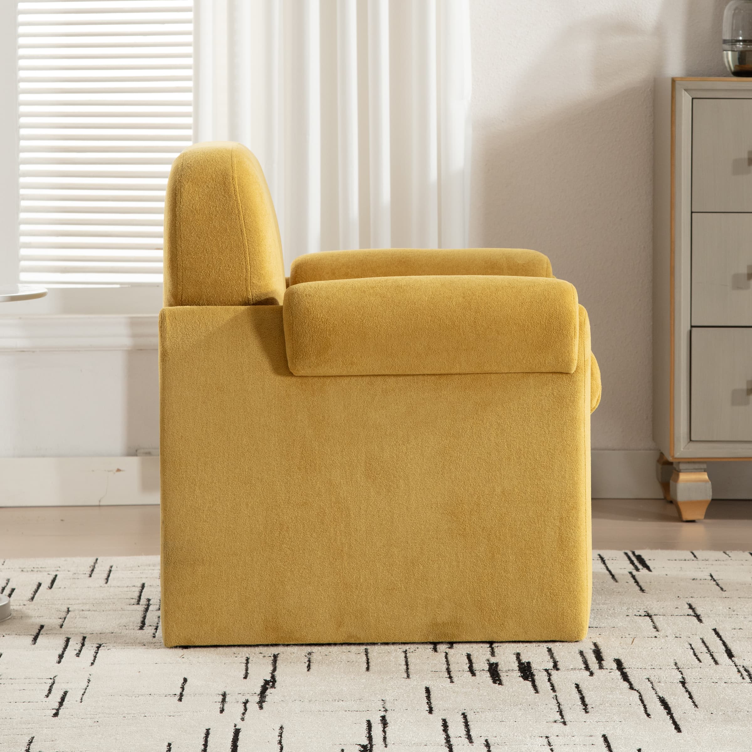 VESCASA 13" H Tufted Back Accent Chairs 1 PCS - 6552AC
