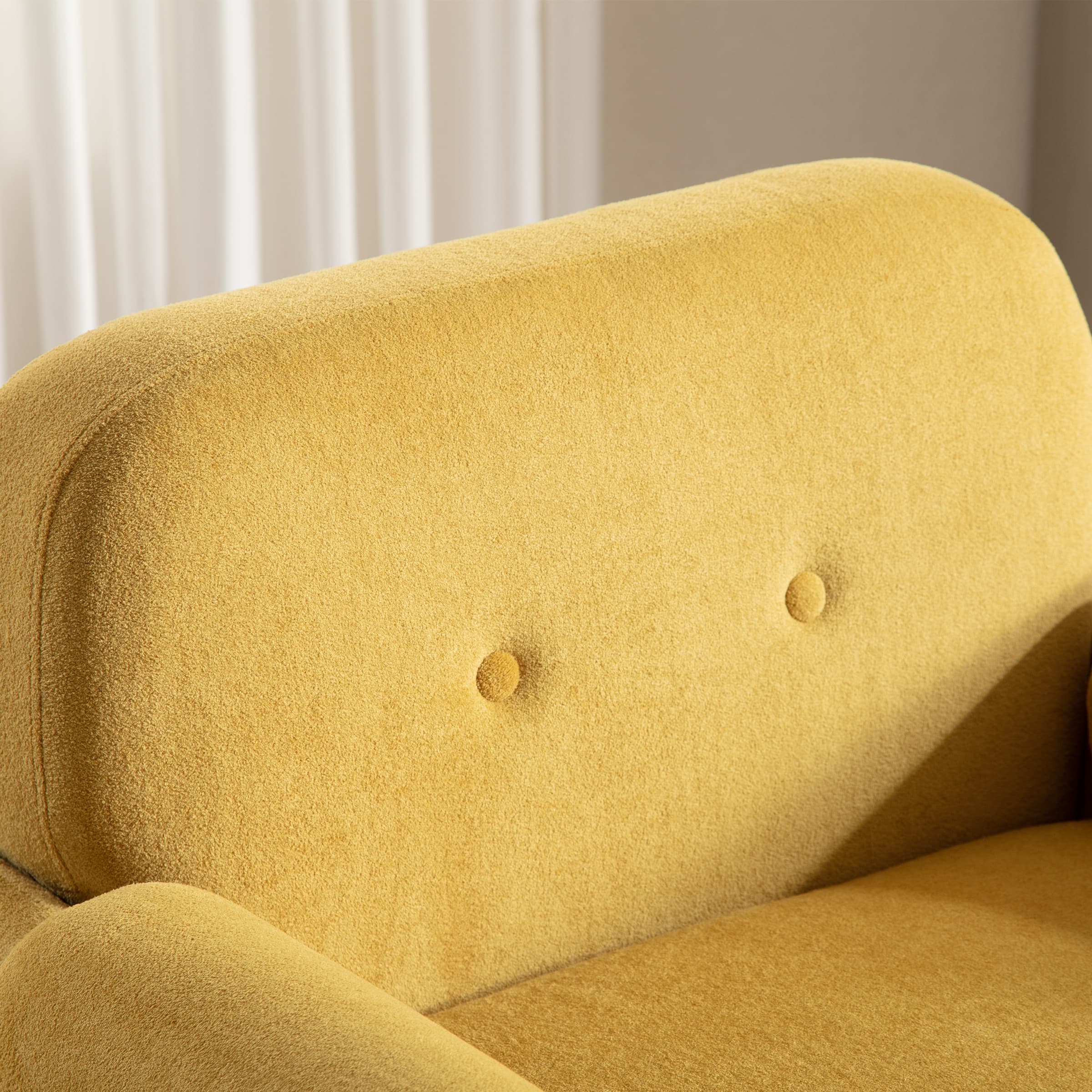 VESCASA 13" H Tufted Back Accent Chairs 1 PCS - 6552AC