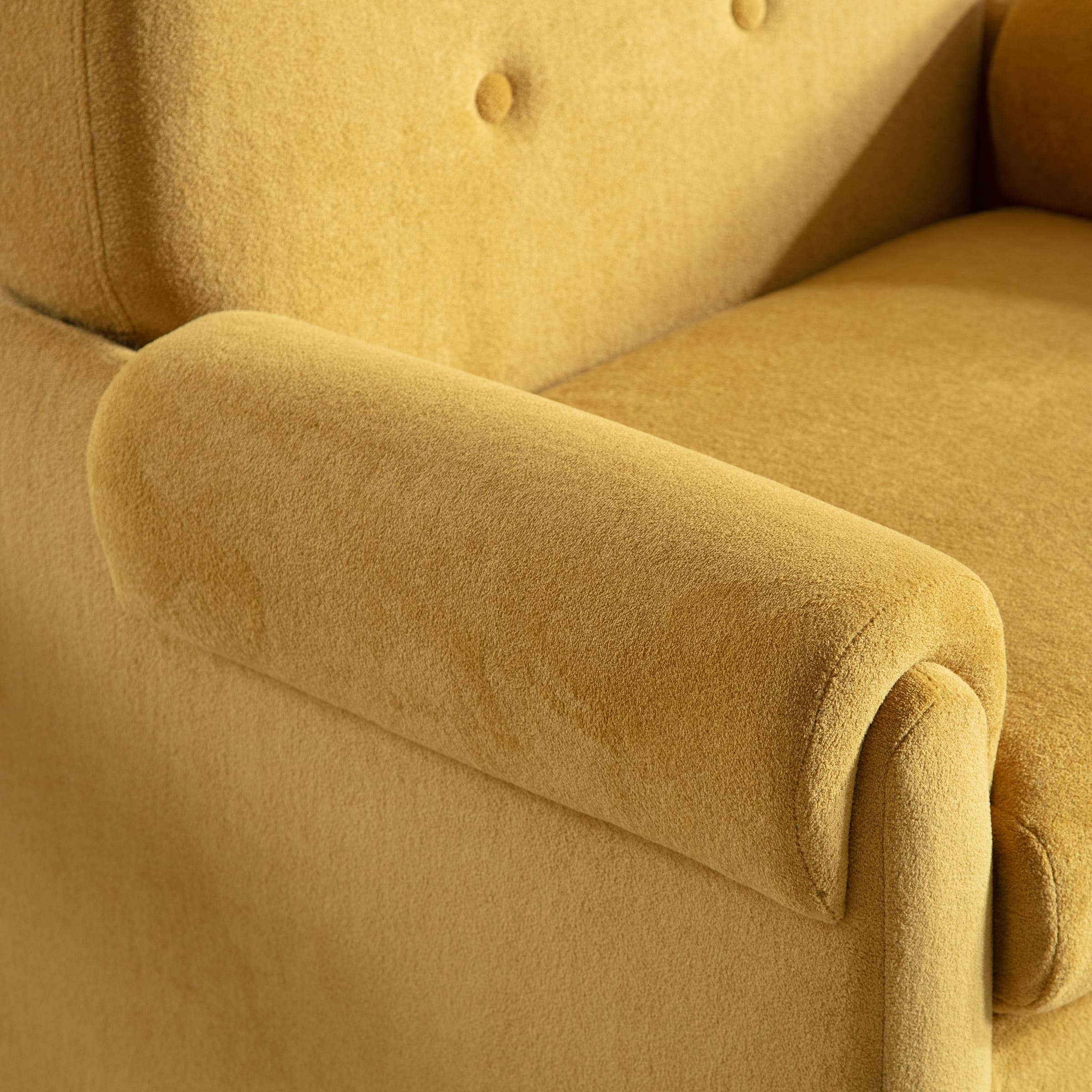 VESCASA 13" H Tufted Back Accent Chairs 1 PCS - 6552AC