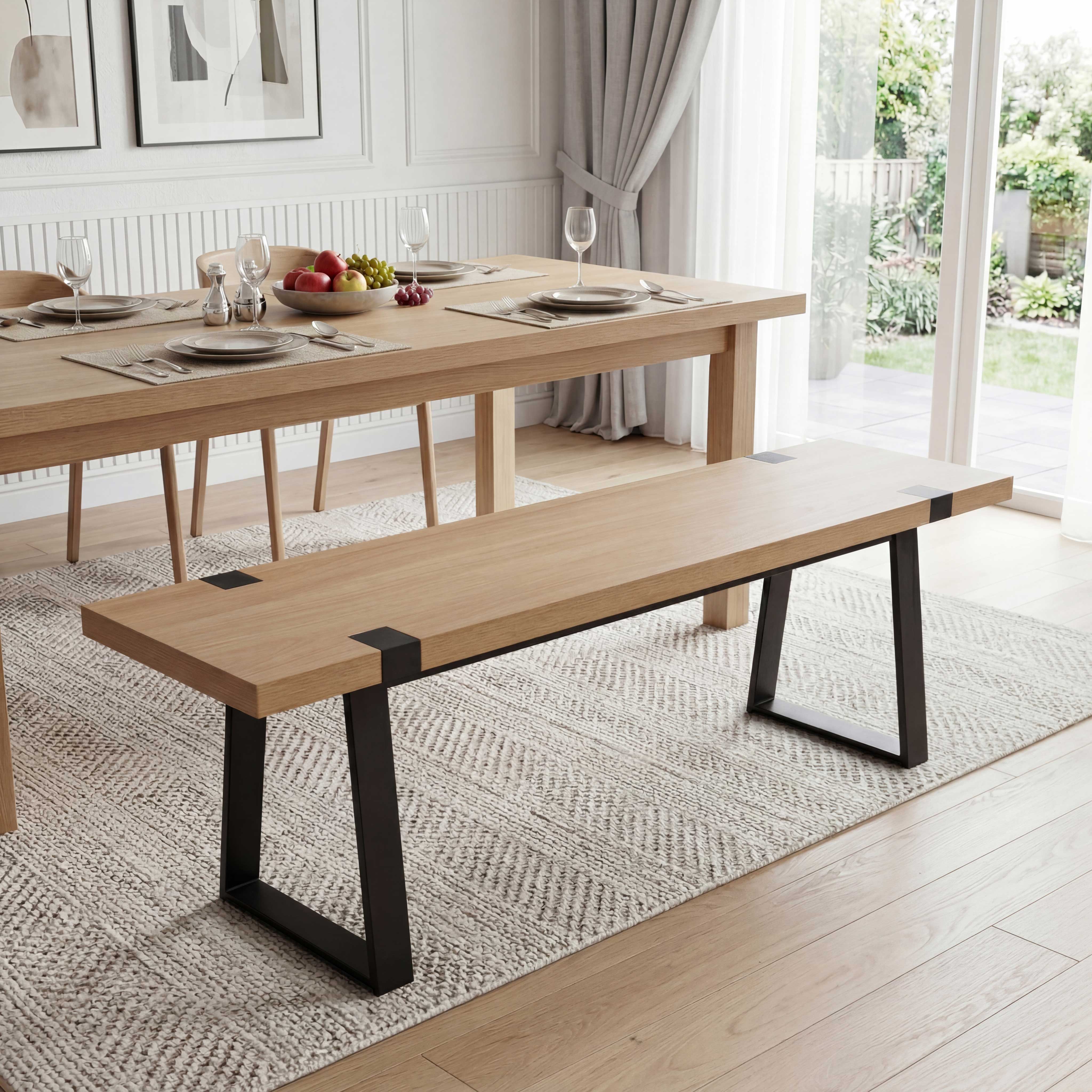 60"W Wood Dining Bench - XXX13BH