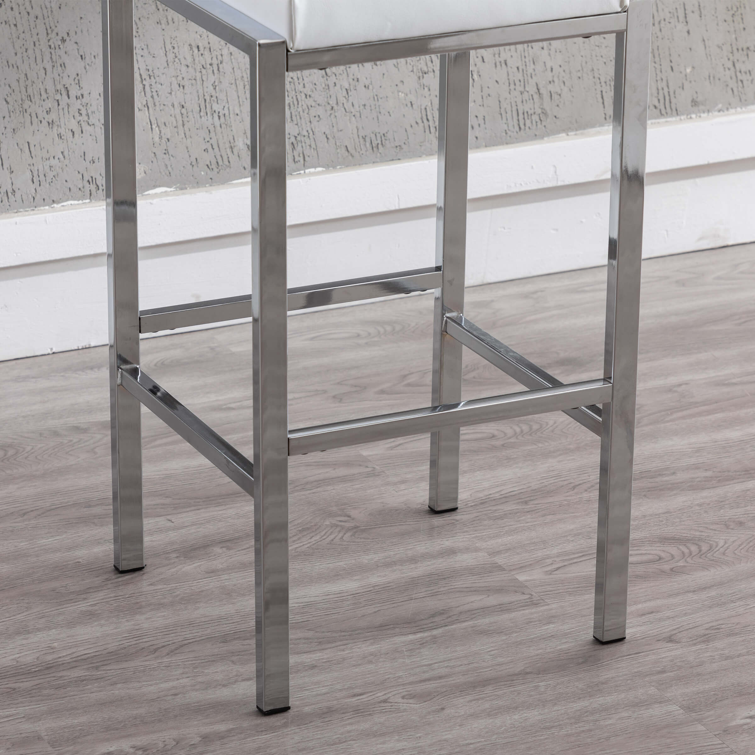 ZH4YOU 30"H Low Back Counter Height Barstools Set of 2 - 5300BS