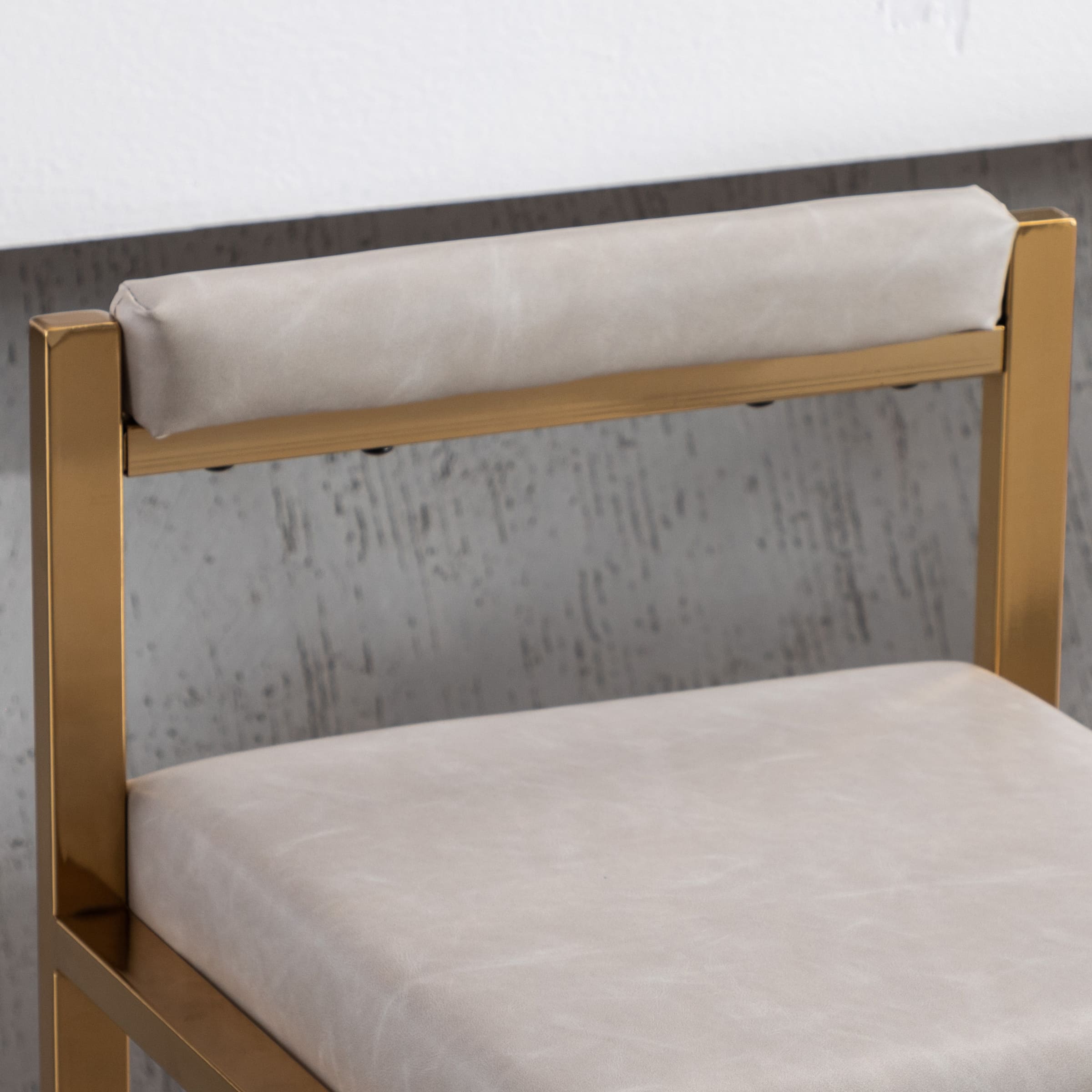 Back of chair with cushion