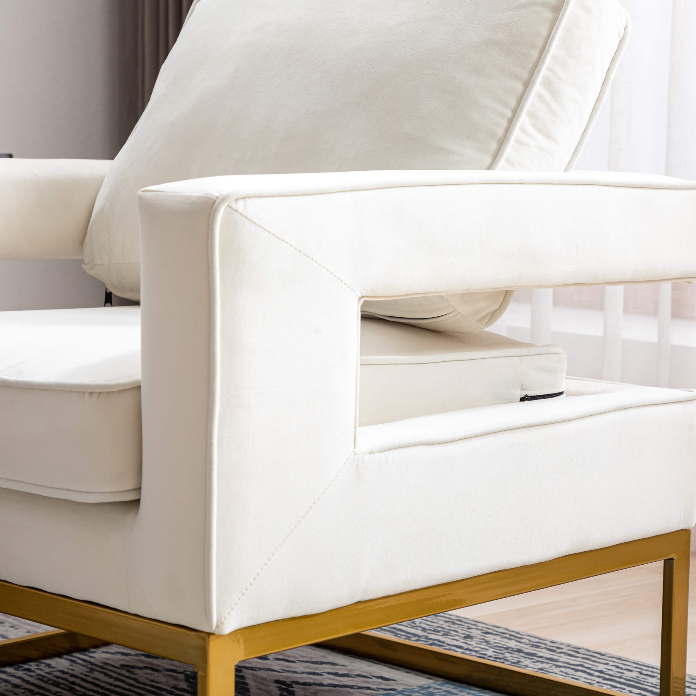 ZH4YOU Elegant Accent Chair 1 PCS - 20530AC