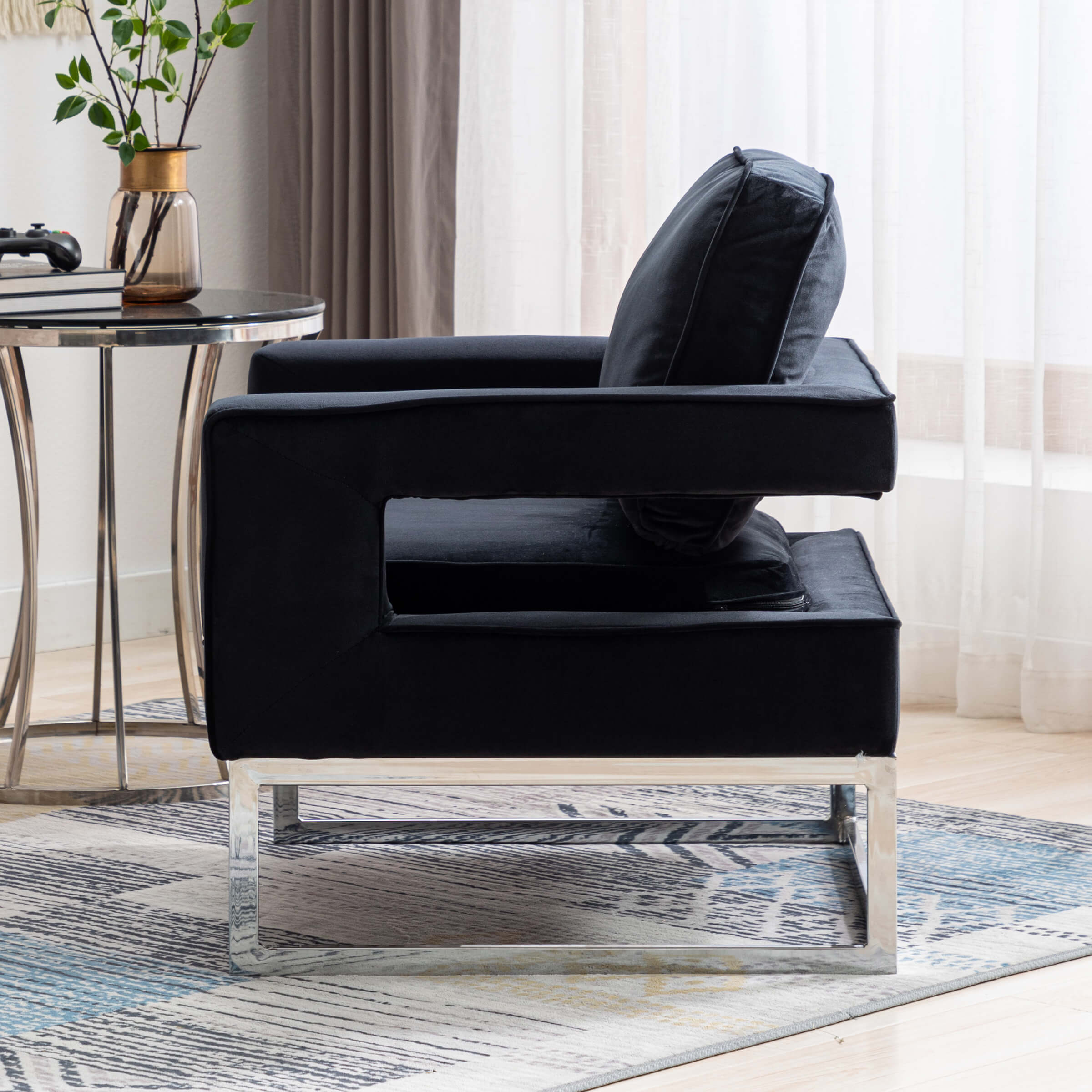 ZH4YOU Elegant Accent Chair 1 PCS - 20530AC