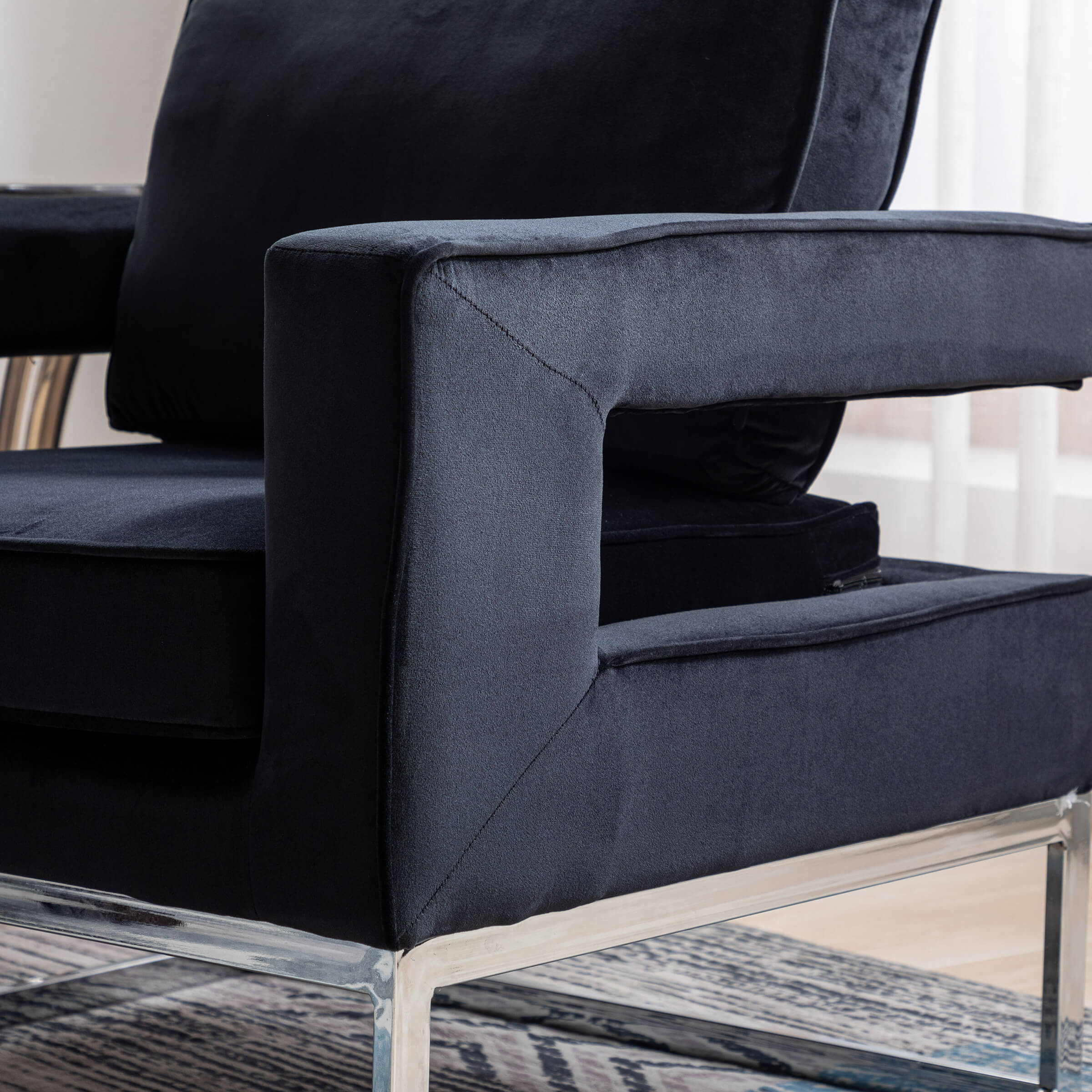 ZH4YOU Elegant Accent Chair 1 PCS - 20530AC