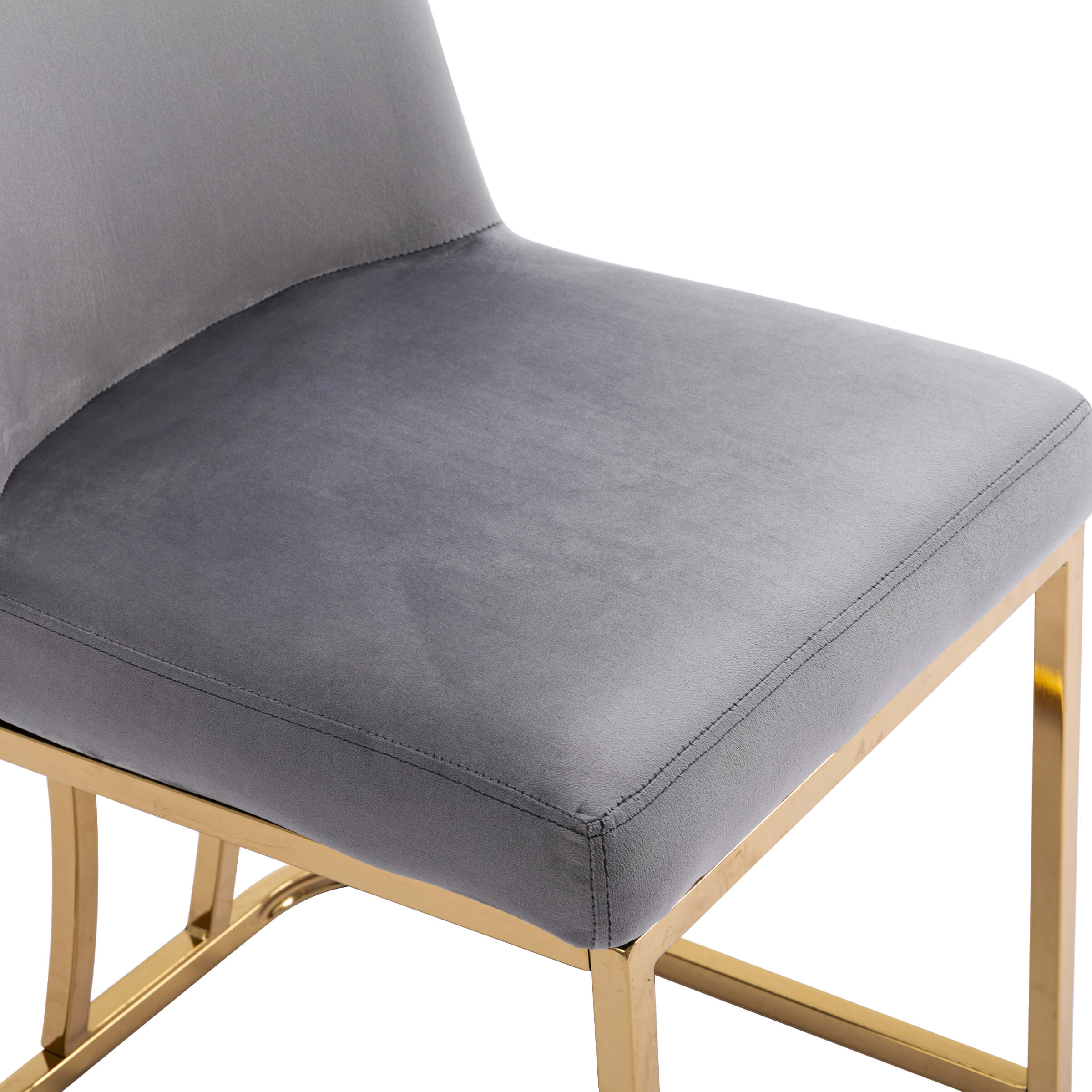 ZH4YOU Metal Legs Dining Chairs Set of 2 - 8673DC
