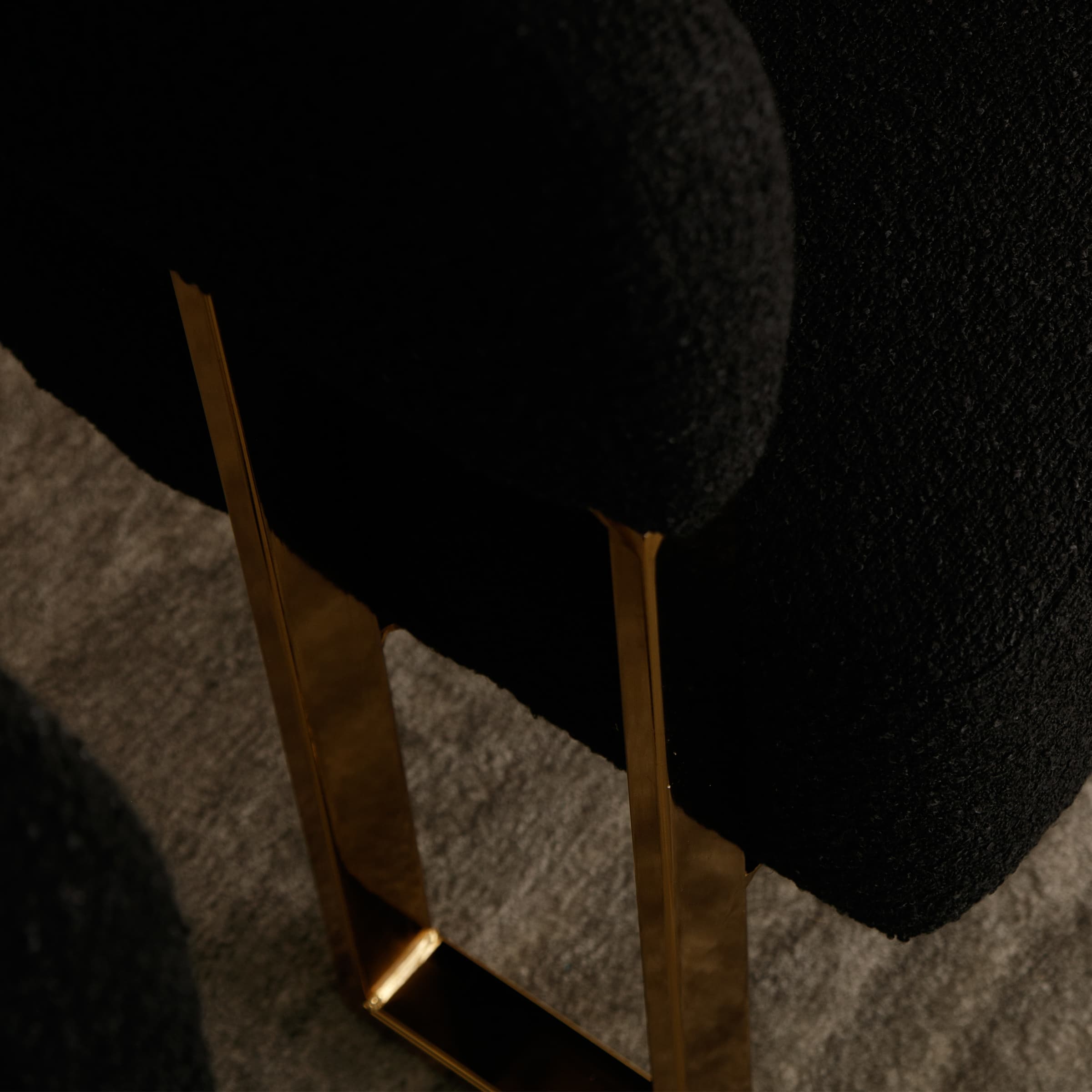 ZH4YOU Accent Chairs with Gold Metal Legs 1 PCS - 72005AC