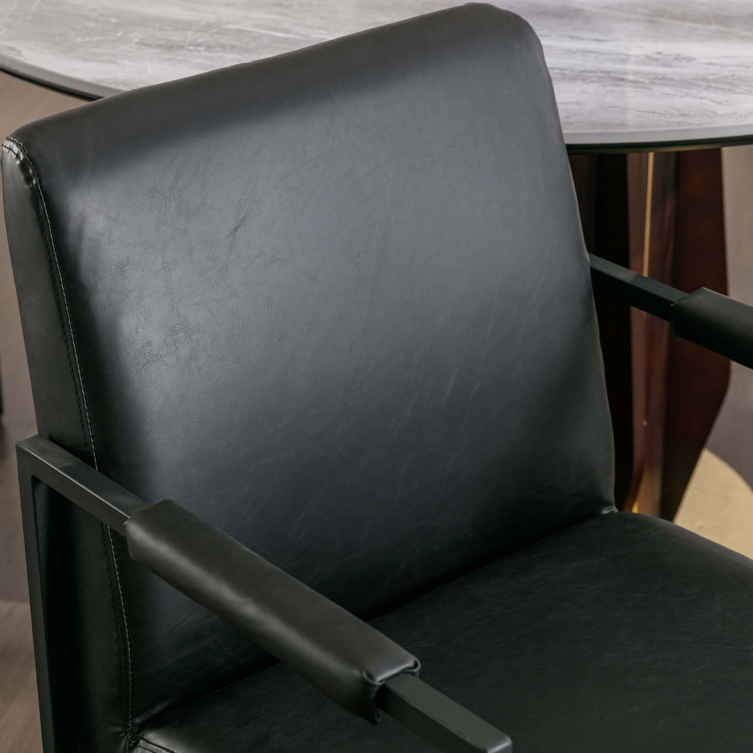 ZH4YOU Modern Dining Chairs with Metal Legs Set of 2 - 5104DC