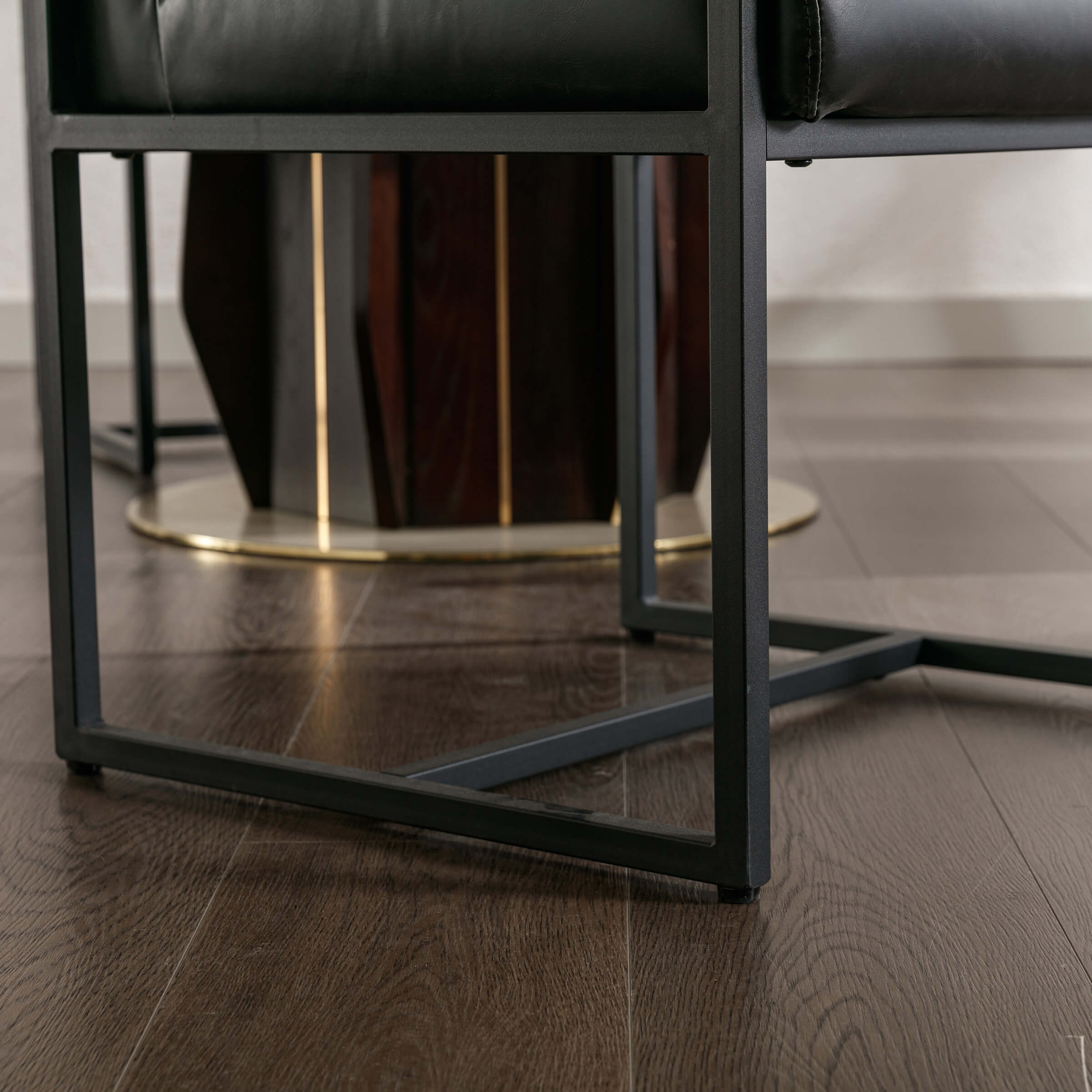 ZH4YOU Modern Dining Chairs with Metal Legs Set of 2 - 5104DC