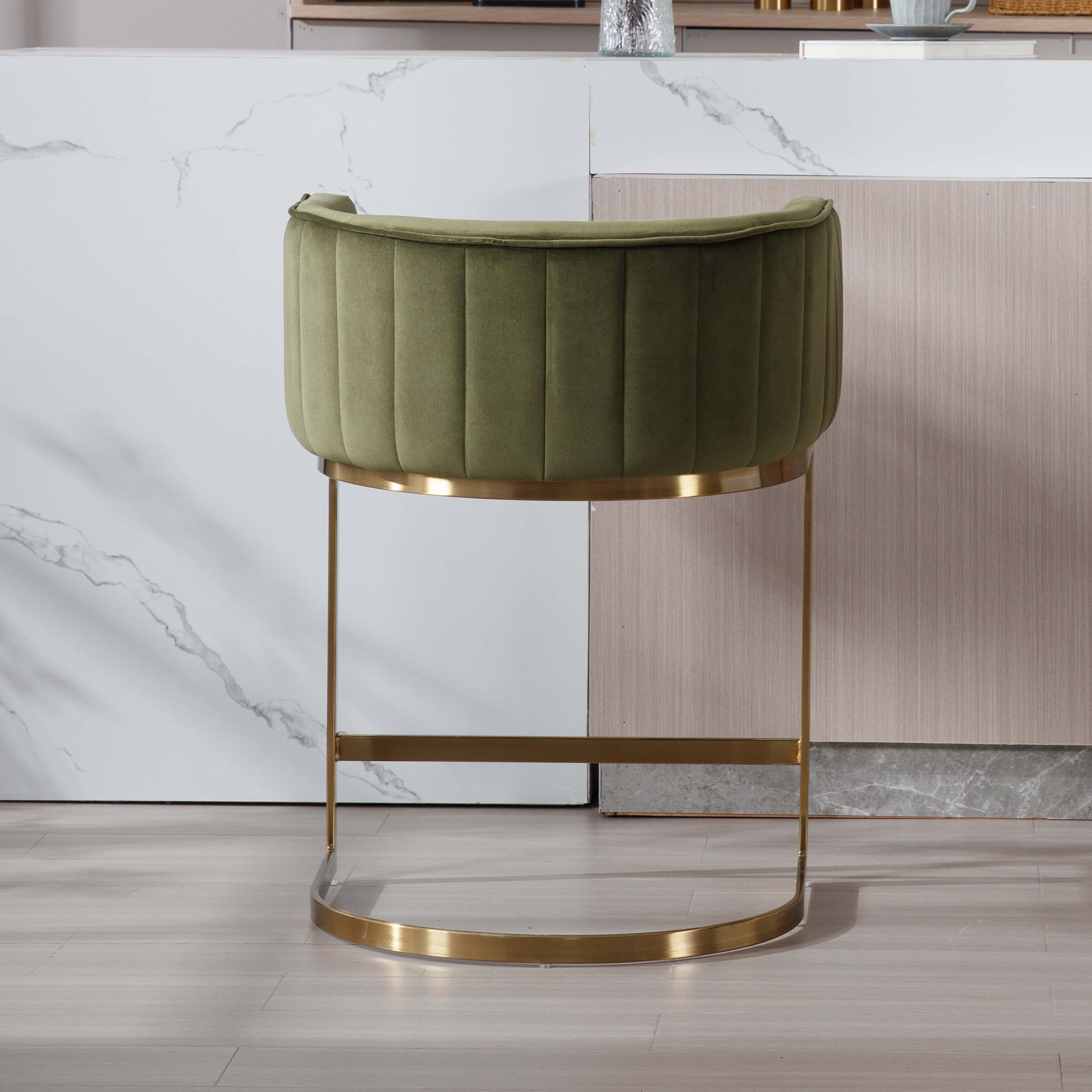 ZH4YOU Modern Counter Height Bar Stools 1 PCS - 6067CS