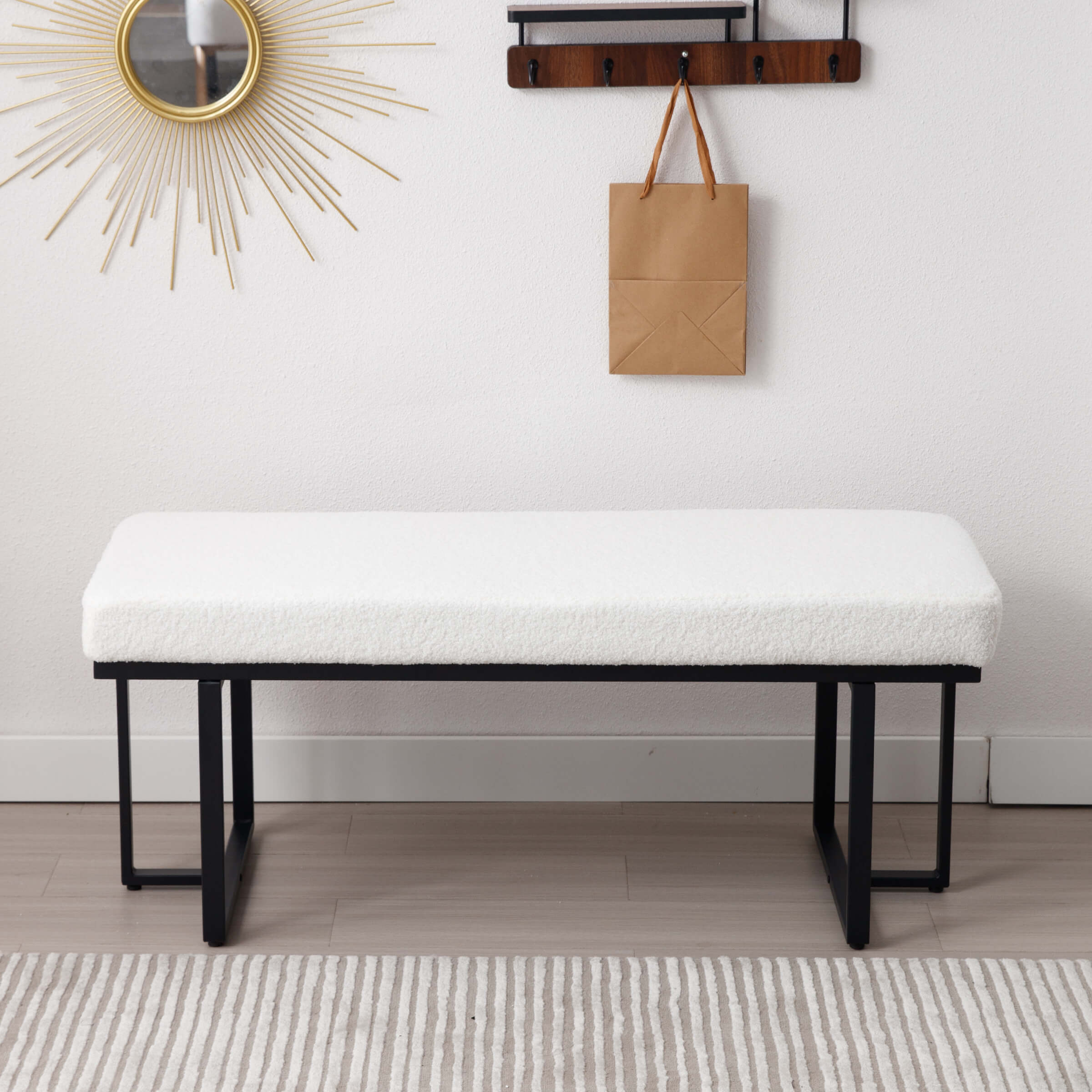 ZH4YOU 45" Modern Ottoman Bench for Bedroom - 1013BH