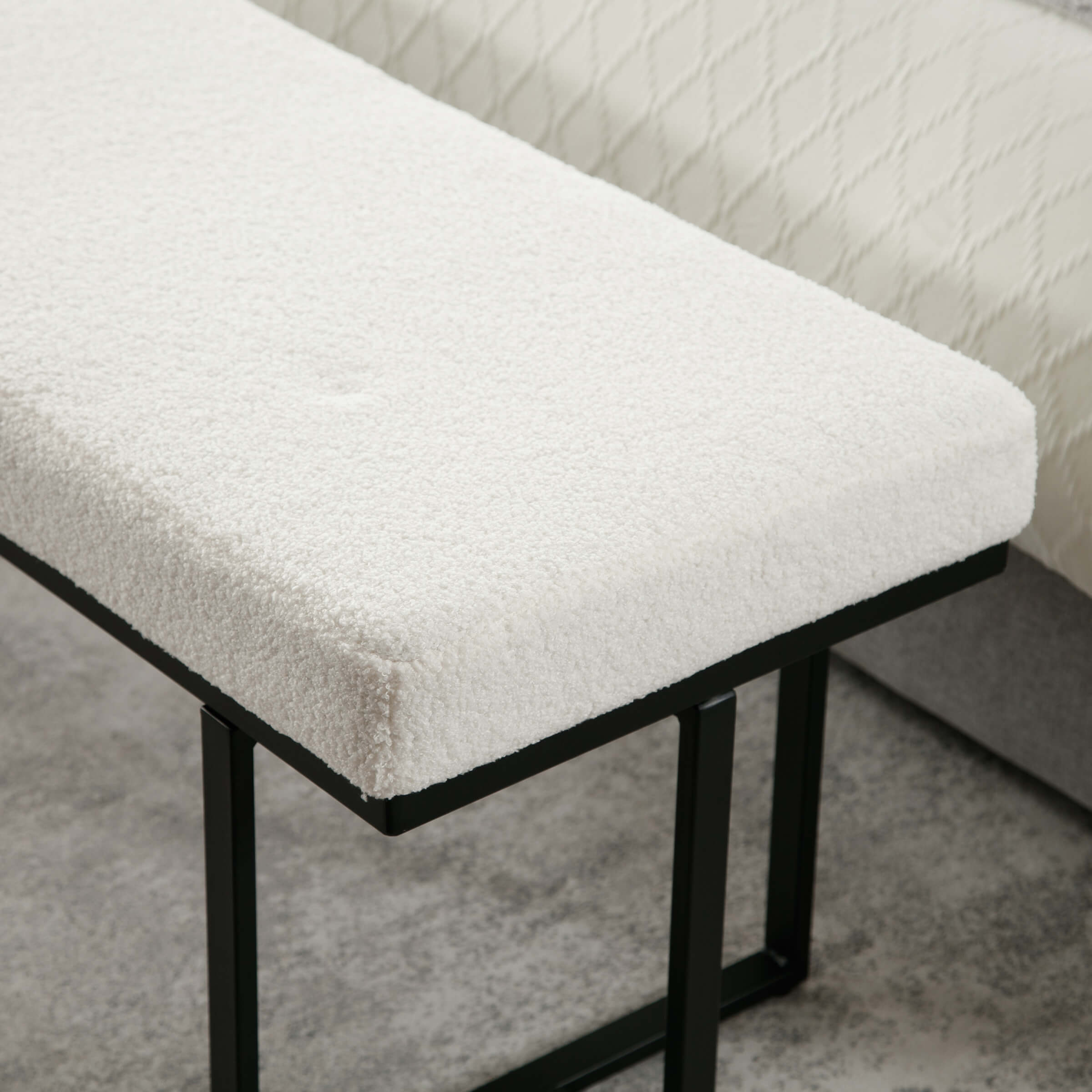 ZH4YOU 45" Modern Ottoman Bench for Bedroom - 1013BH