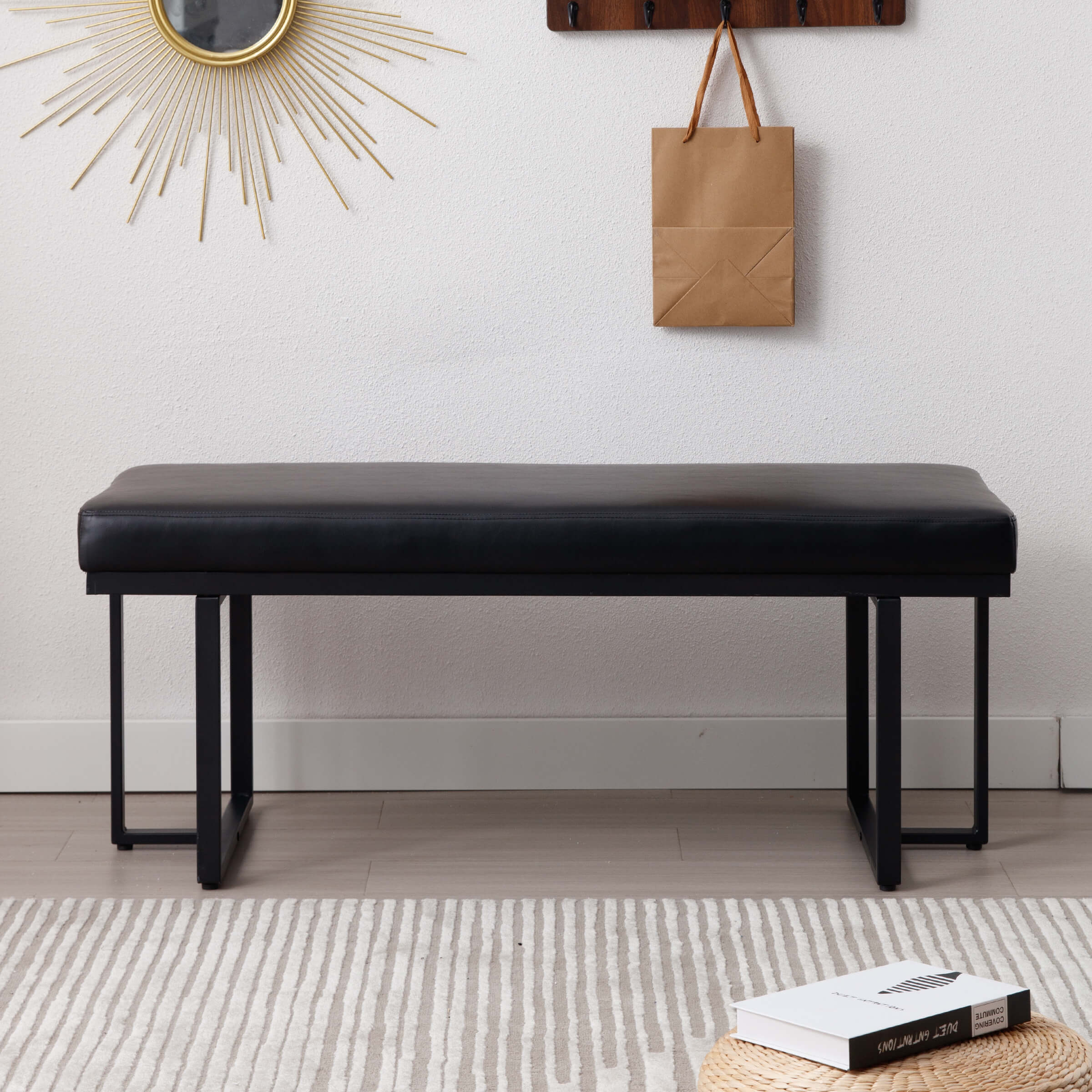 ZH4YOU 45" Modern Ottoman Bench for Bedroom - 1013BH
