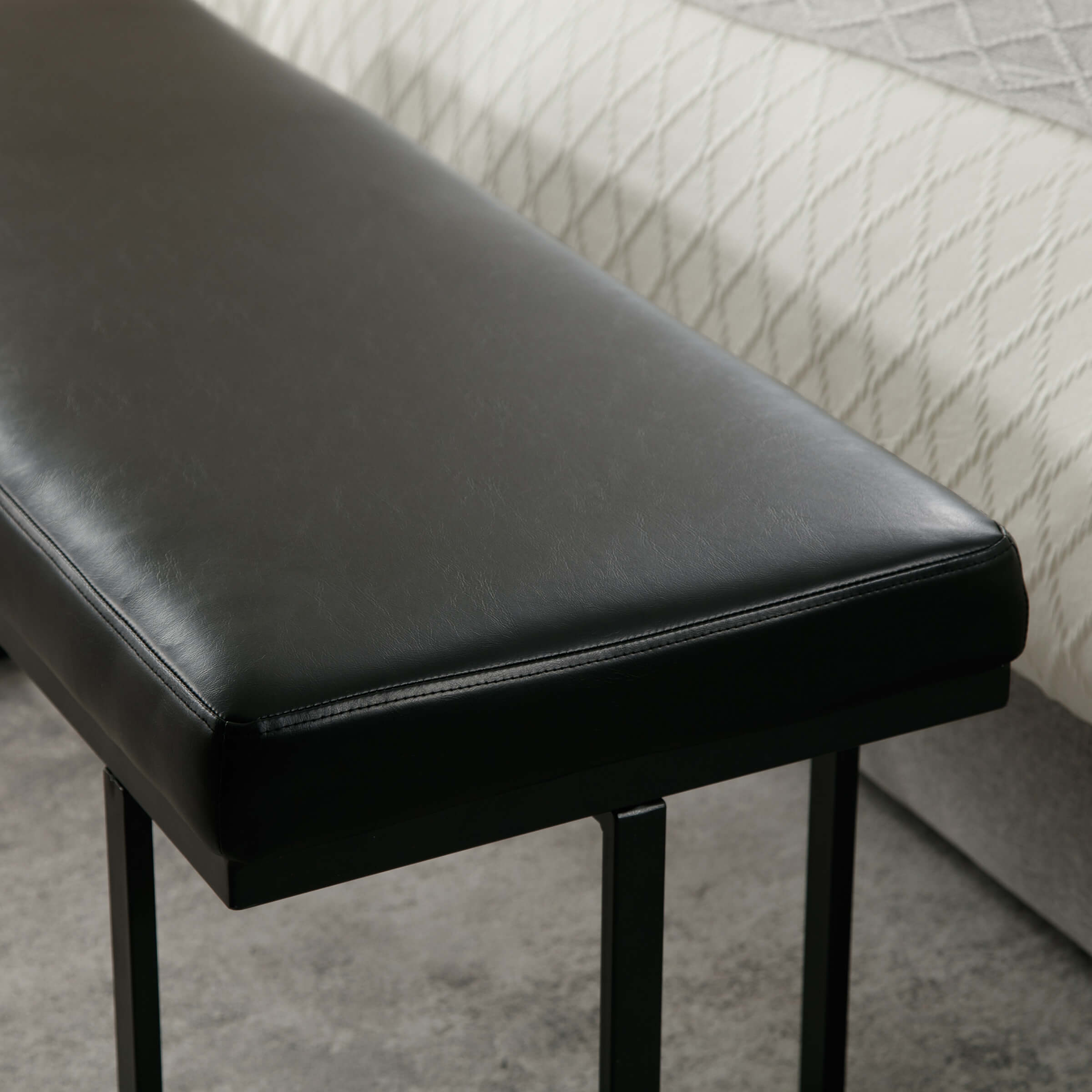 ZH4YOU 45" Modern Ottoman Bench for Bedroom - 1013BH