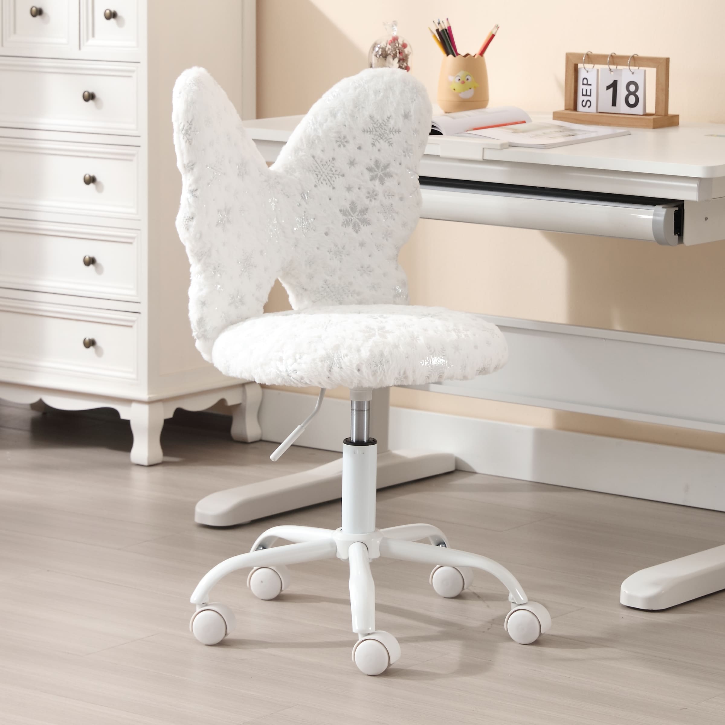 Kmax Butterfly Colorful Swivel Kids Desk Chair 1 PCS - 1723KC