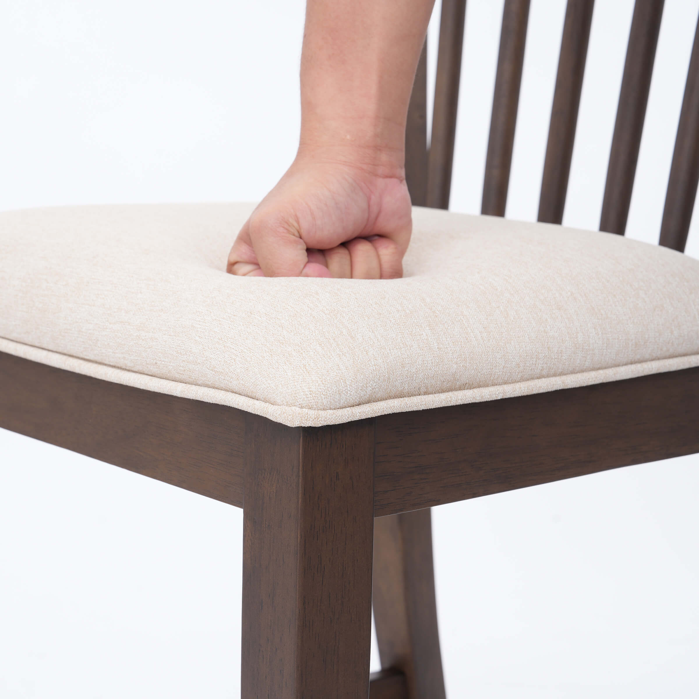 KMAX Farmhouse Counter Height Bar Stools Set of 2 - 00241CS