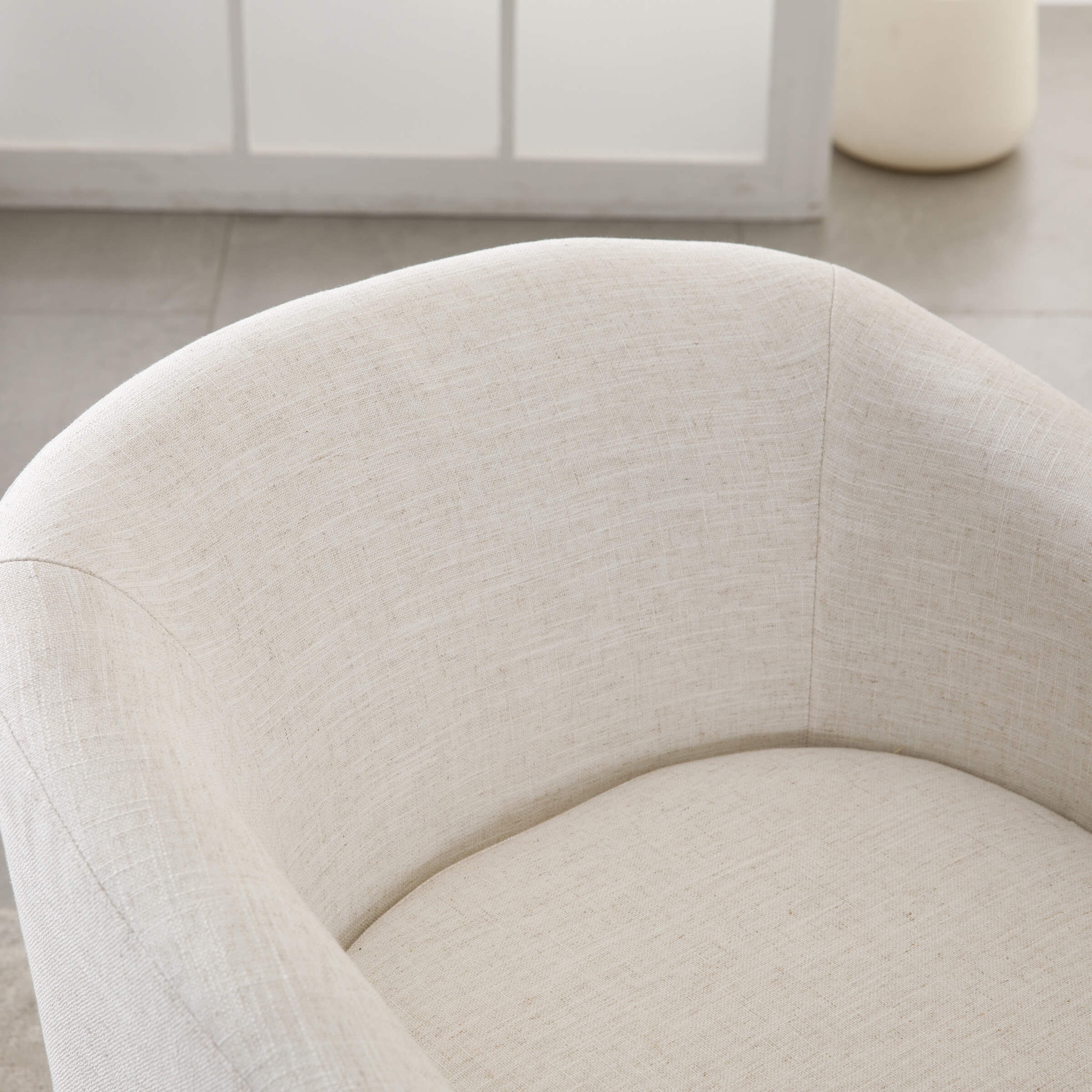 ROCITY Barrel Swivel Accent Chair 1 PCS - 3057AC