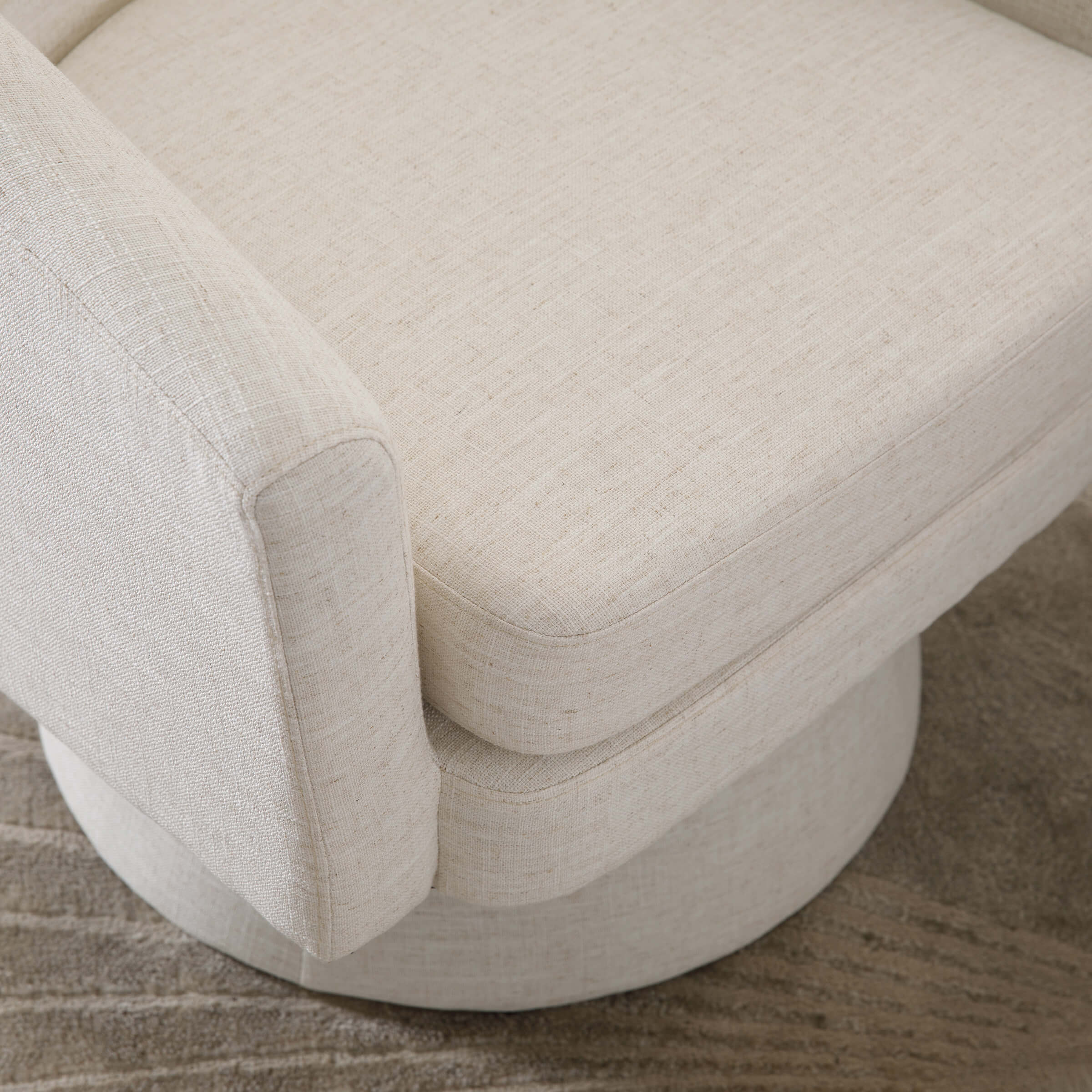 ROCITY Barrel Swivel Accent Chair 1 PCS - 3057AC