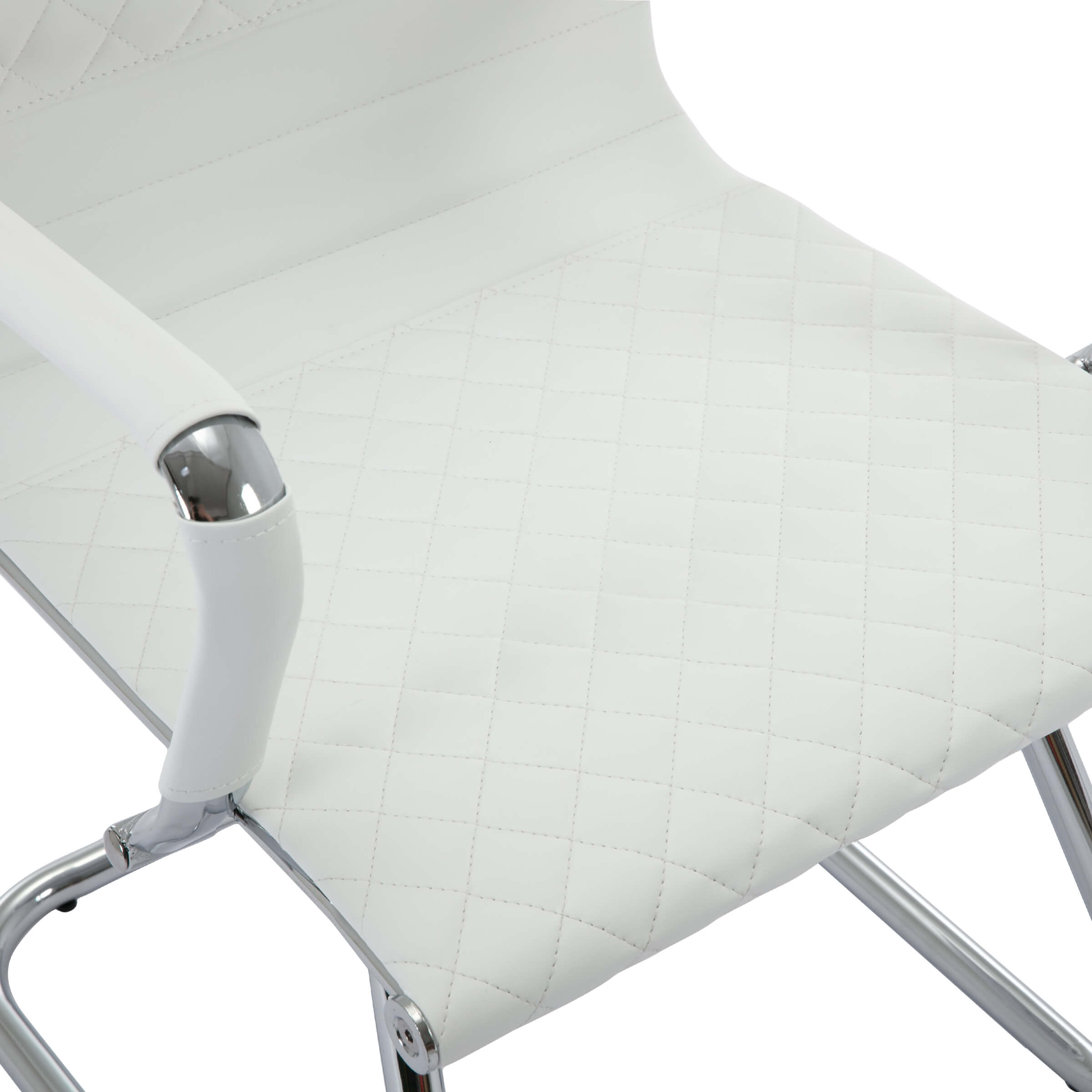 VESCASA Metal Base Office Guest Chairs Set of 2 - 302OC